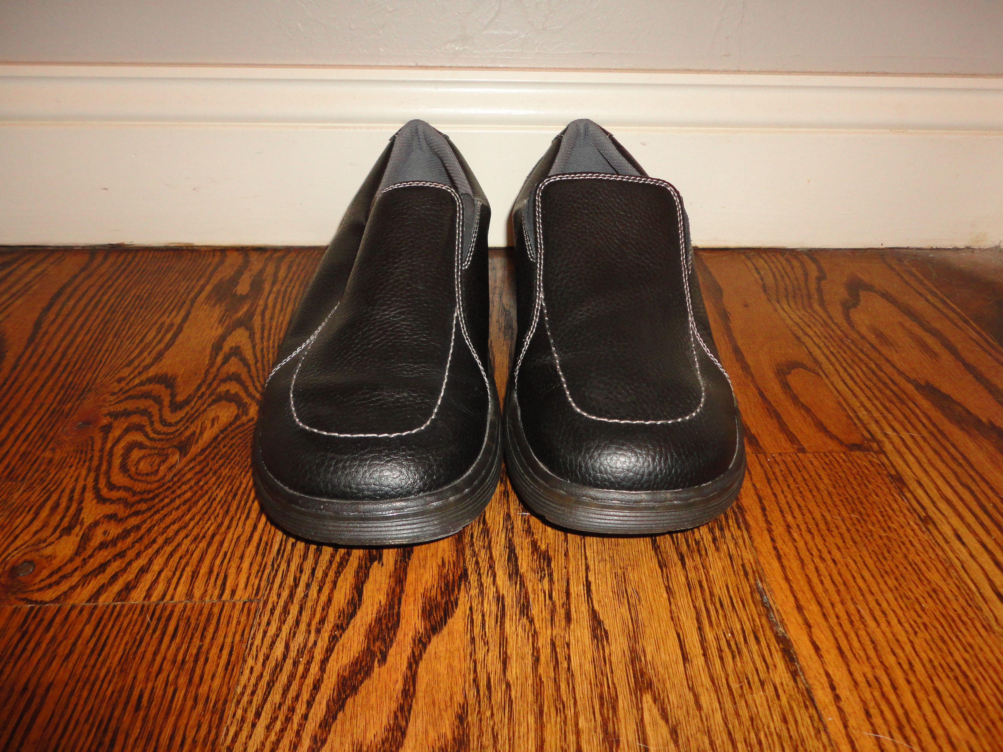 Dr. Martens RARE Dr. Martens 9A50 Square Toe Leather Slip On 