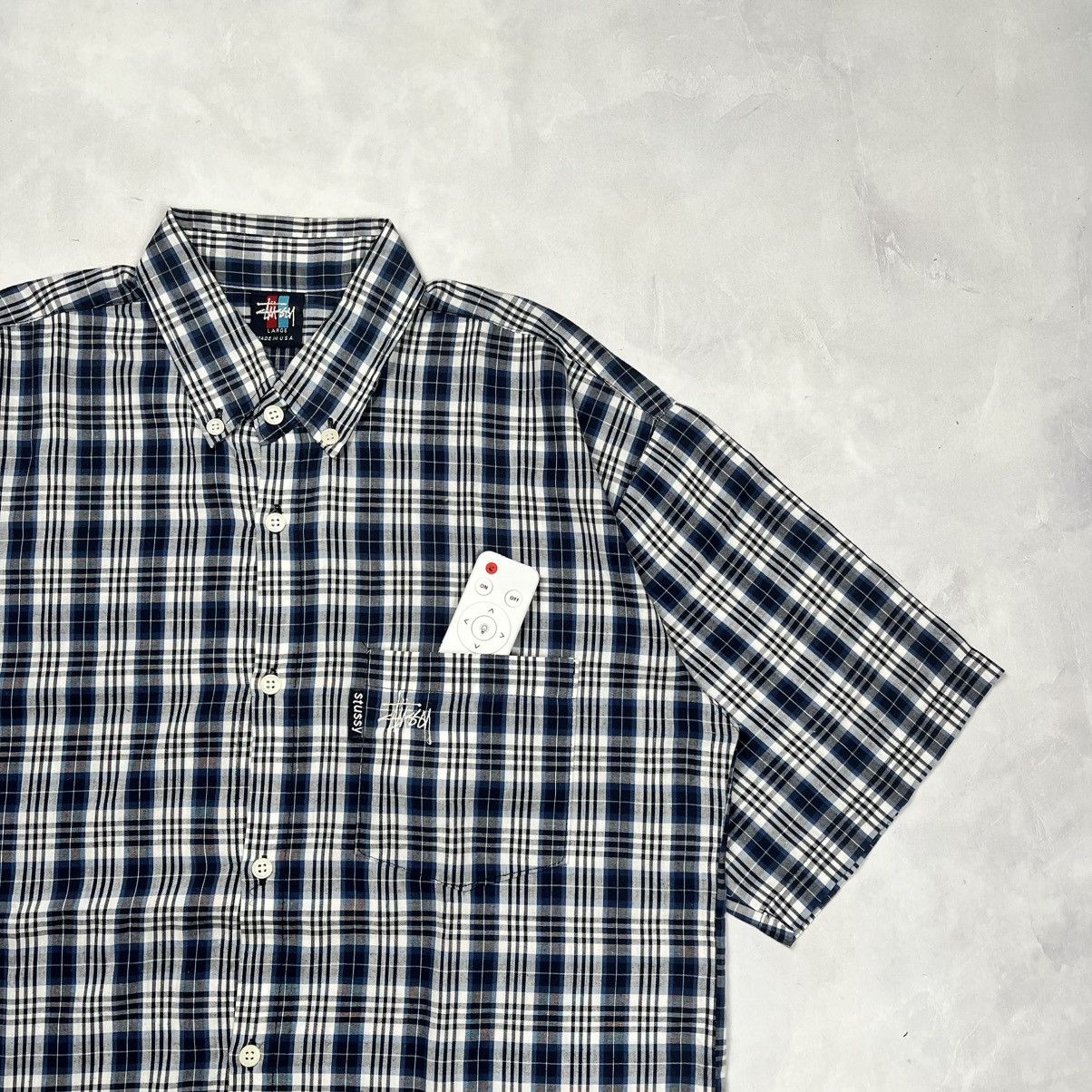 Stussy Vintage Stussy Plaid Button Up Shirt Size US L / EU 52-54 / 3 - 2 Thumbnail