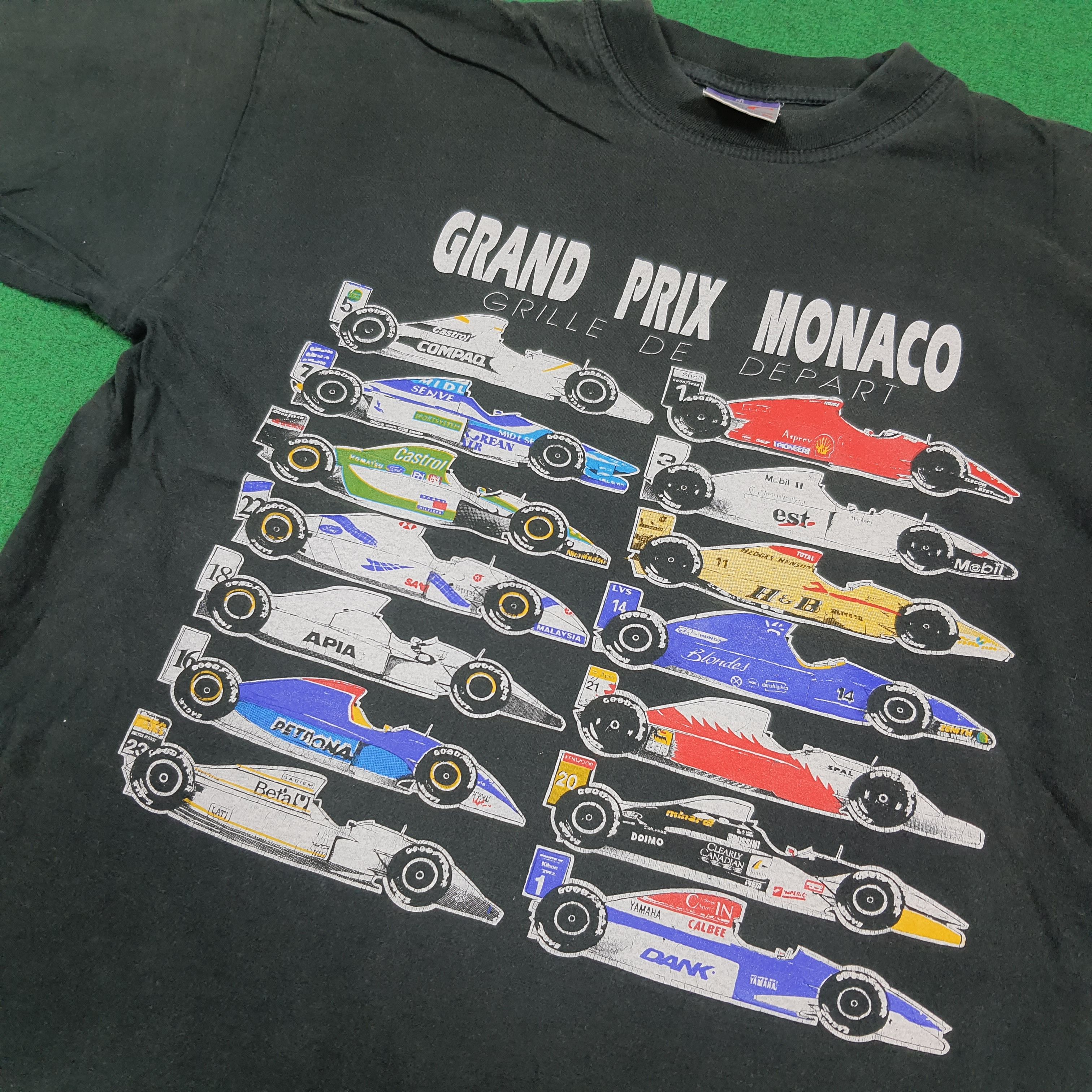 Vintage Vintage Grand Prix Monaco Formula1 Tahier C294N26 Size US M / EU 48-50 / 2 - 2 Thumbnail
