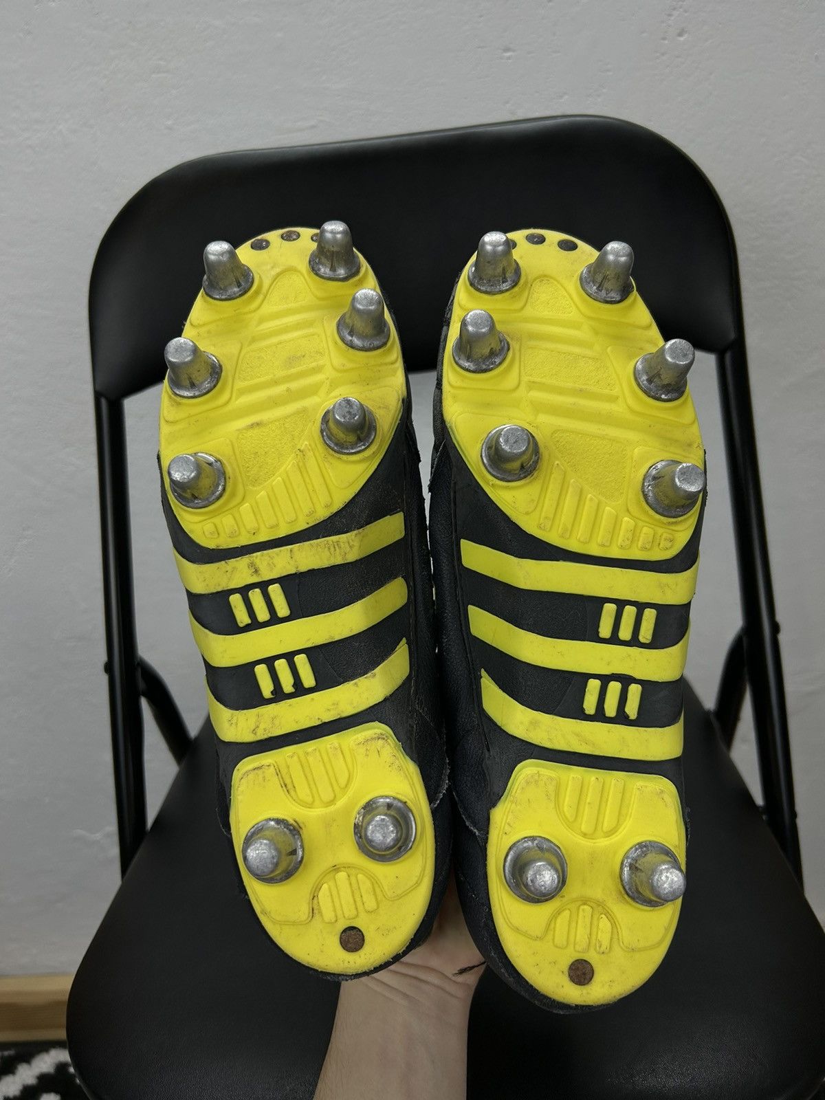 Adidas × Equipment × Vintage Adidas Equipment Vintage Football Boots Black France Size US 10 / EU 43 - 8 Thumbnail