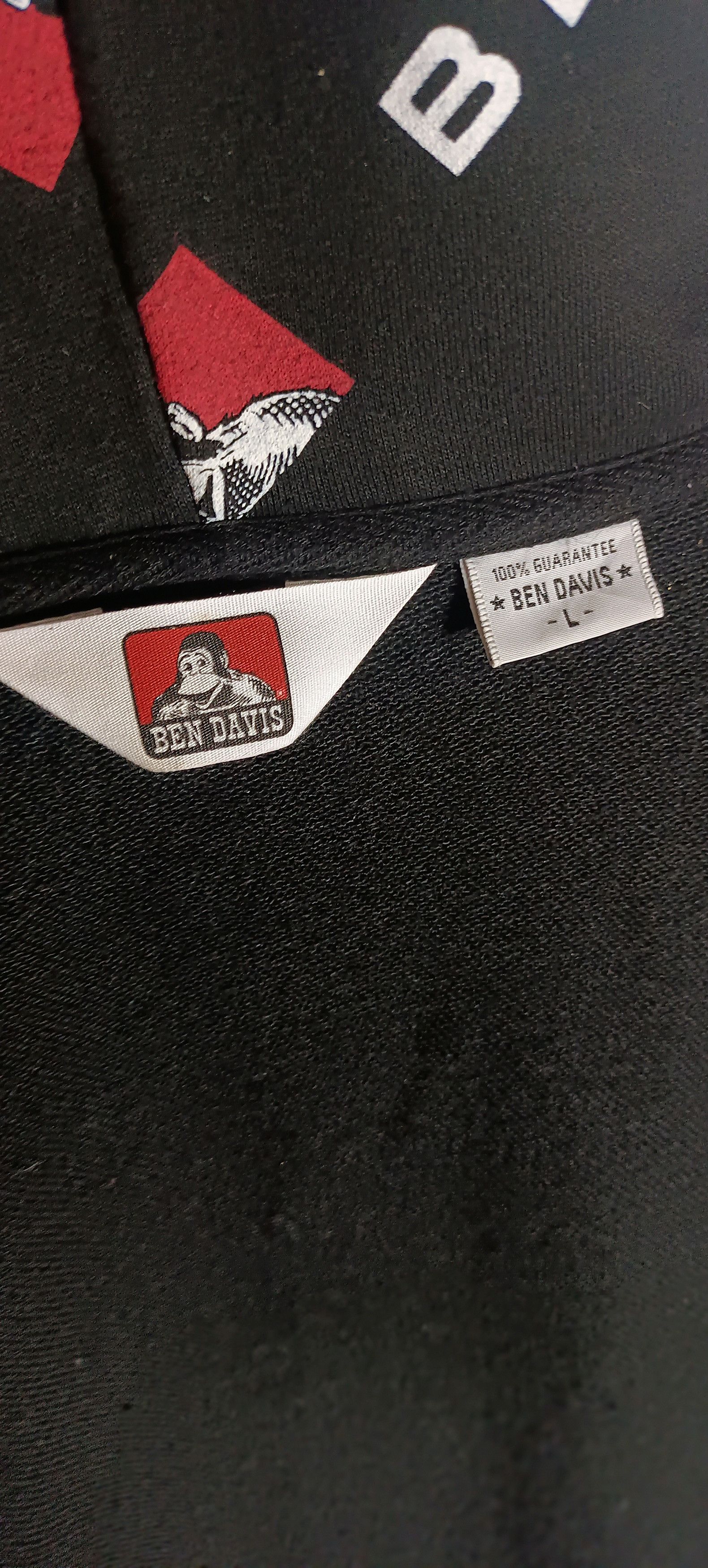 Ben Davis × Japanese Brand Ben Davis Over Print Hoodie Size US L / EU 52-54 / 3 - 11 Thumbnail