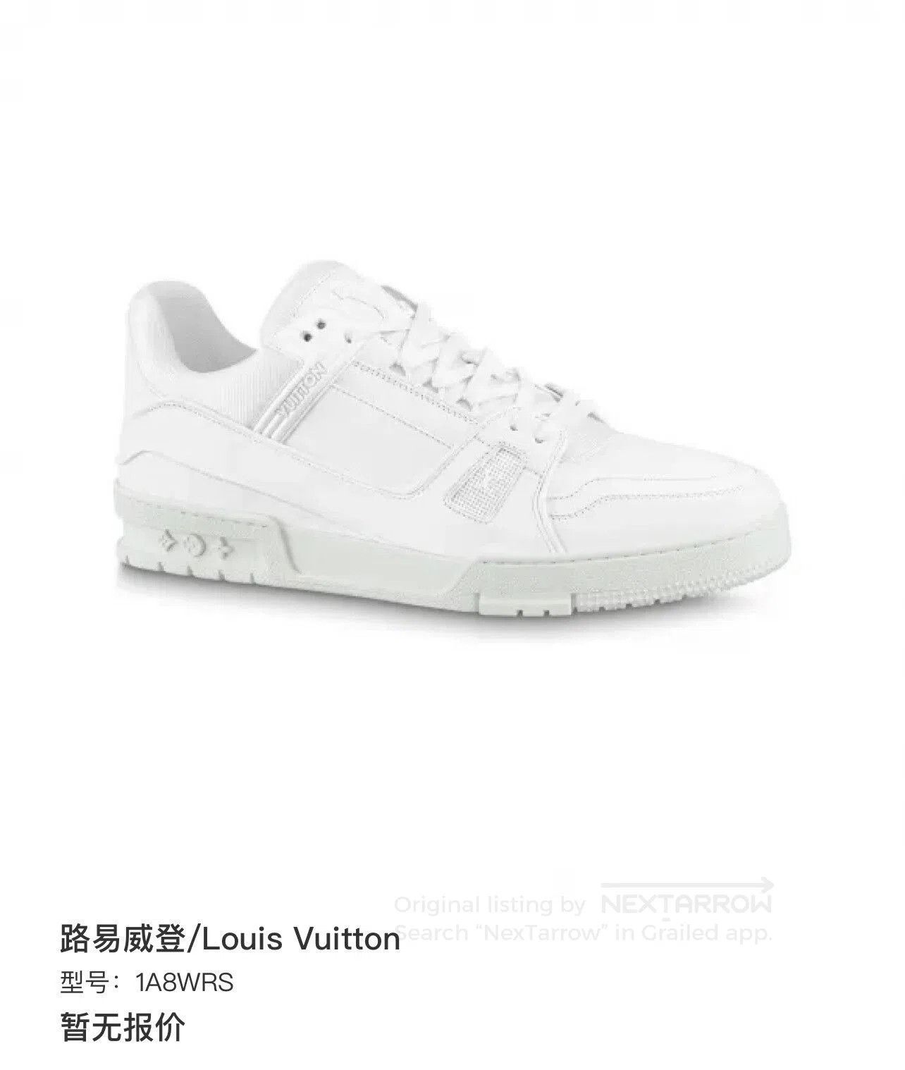 Louis Vuitton Louis Vuitton Trainer White Sneaker. Size US 5.5 / IT 35.5 - 9 Thumbnail