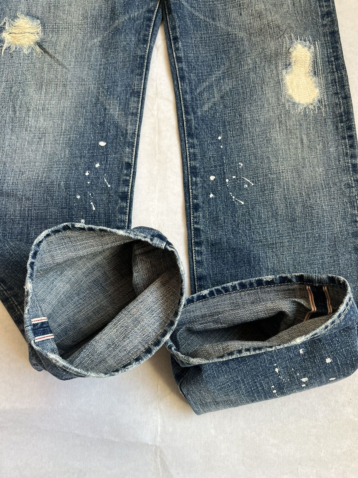 Global Work Paint Splatter Global Work Selvedge Denim Inspire By Kapital Size US 33 - 6 Thumbnail