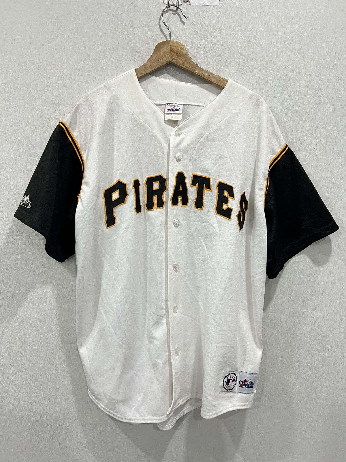 Vintage Vintage Pittsburgh Pirates Baseball Jersey mlb Size US XL / EU 56 / 4 - 1 Thumbnail