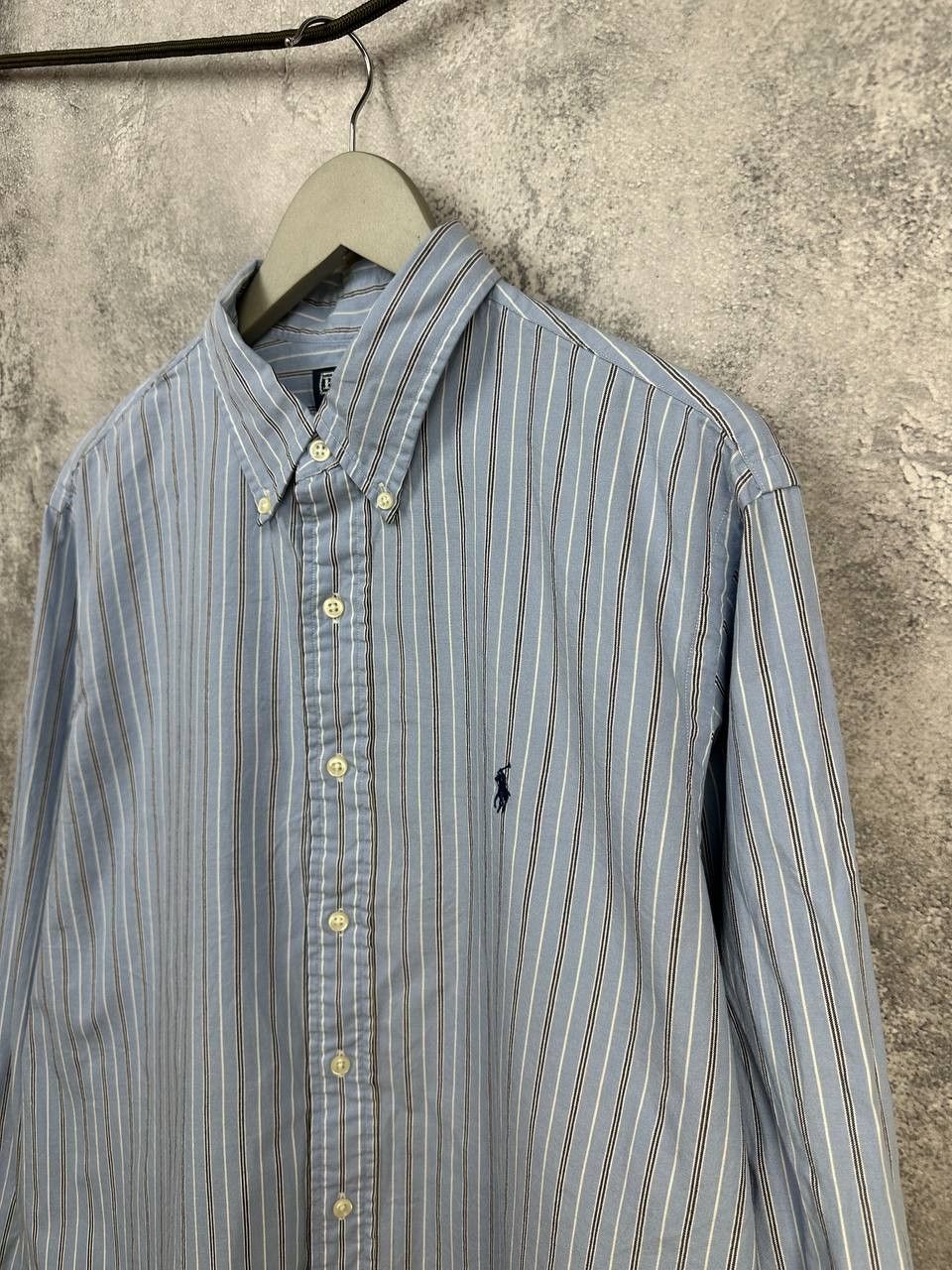 Polo Ralph Lauren Polo Ralph Lauren Vintage Oxford Stripe Button Down Shirt Size US XL / EU 56 / 4 - 5 Thumbnail