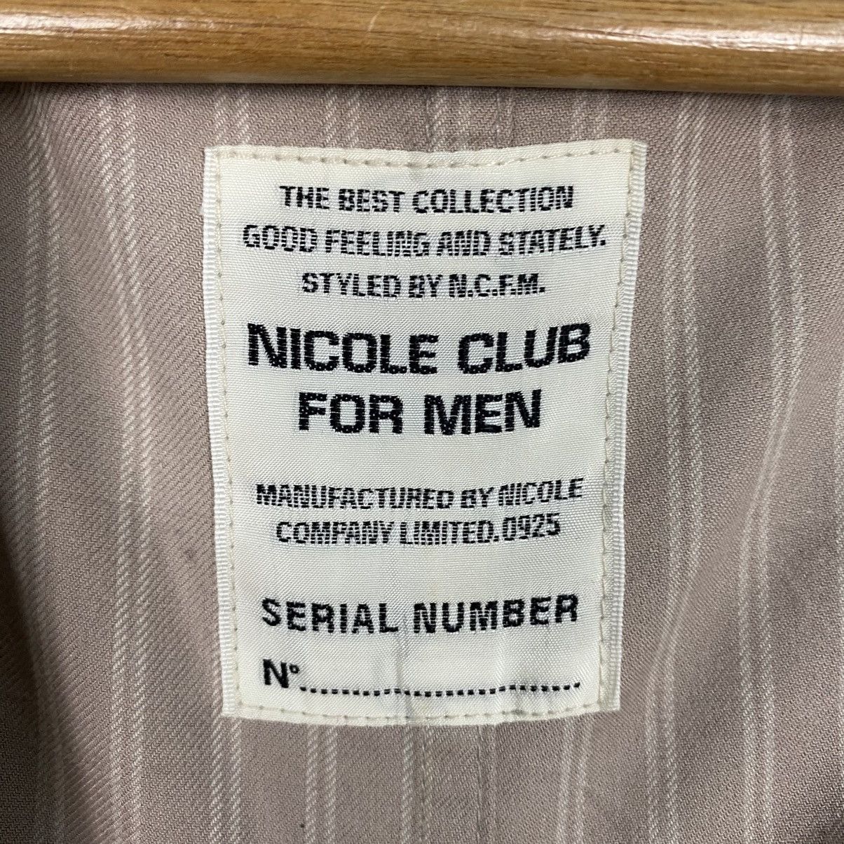 Issey Miyake 📌Vintage Hickory Chore Work Jacket Nicole Club For Men Size US M / EU 48-50 / 2 - 18 Thumbnail