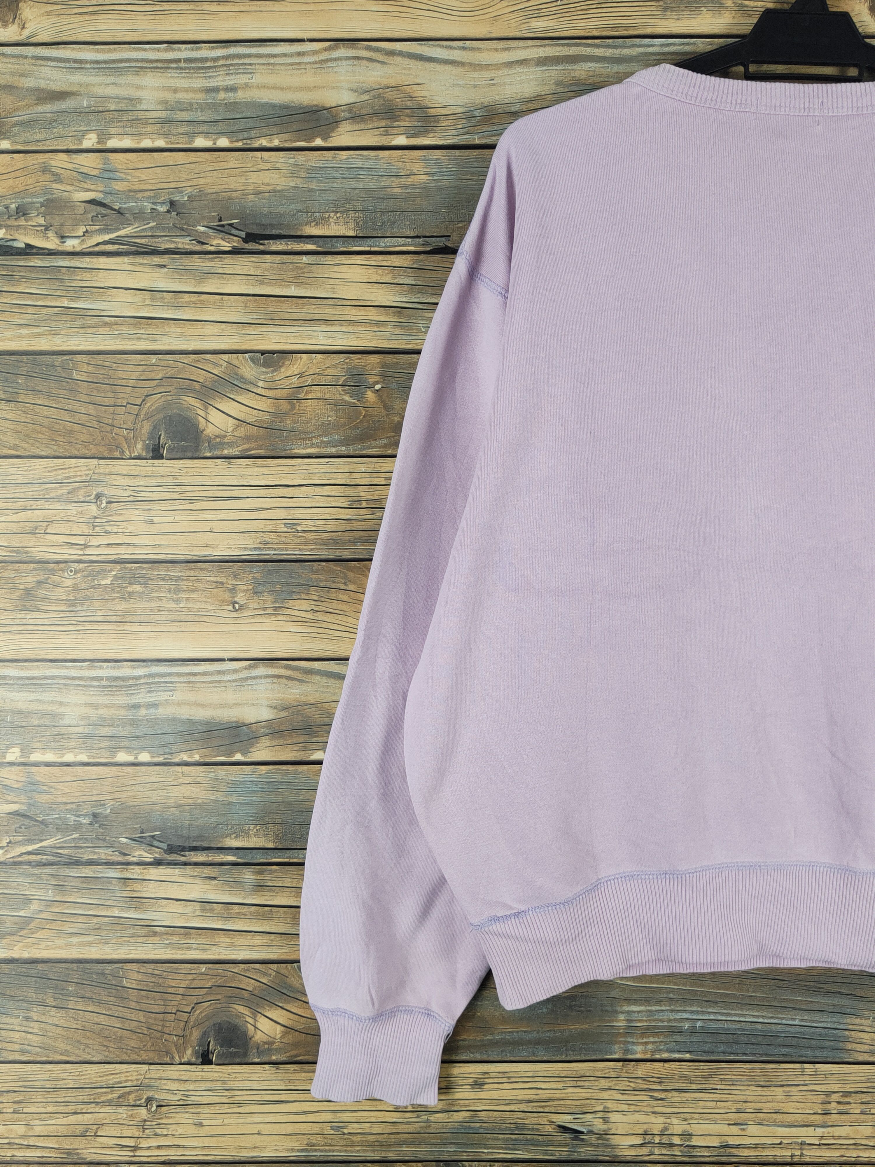 Japanese Brand Uniqlo vintage Light Purple Sweatshirts #W1456 Size US M / EU 48-50 / 2 - 8 Thumbnail