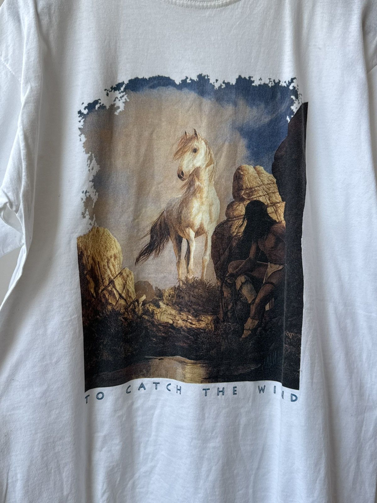 Vintage Vintage Tarzan "To Catch The Wind" Movie T-shirt Size US S / EU 44-46 / 1 - 2 Thumbnail