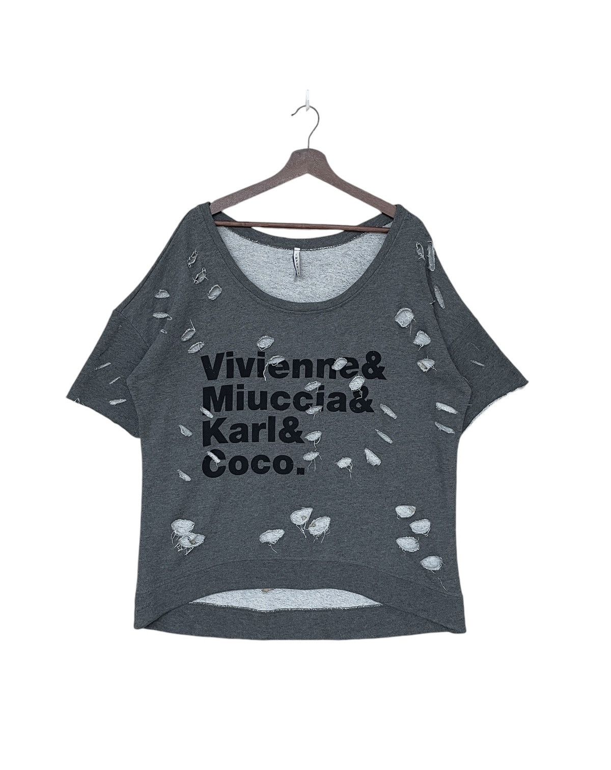 Designer × Imperial Vintage Brand Imperial Top Ripped T-shirt 2000s Size US M / EU 48-50 / 2 - 1 Thumbnail