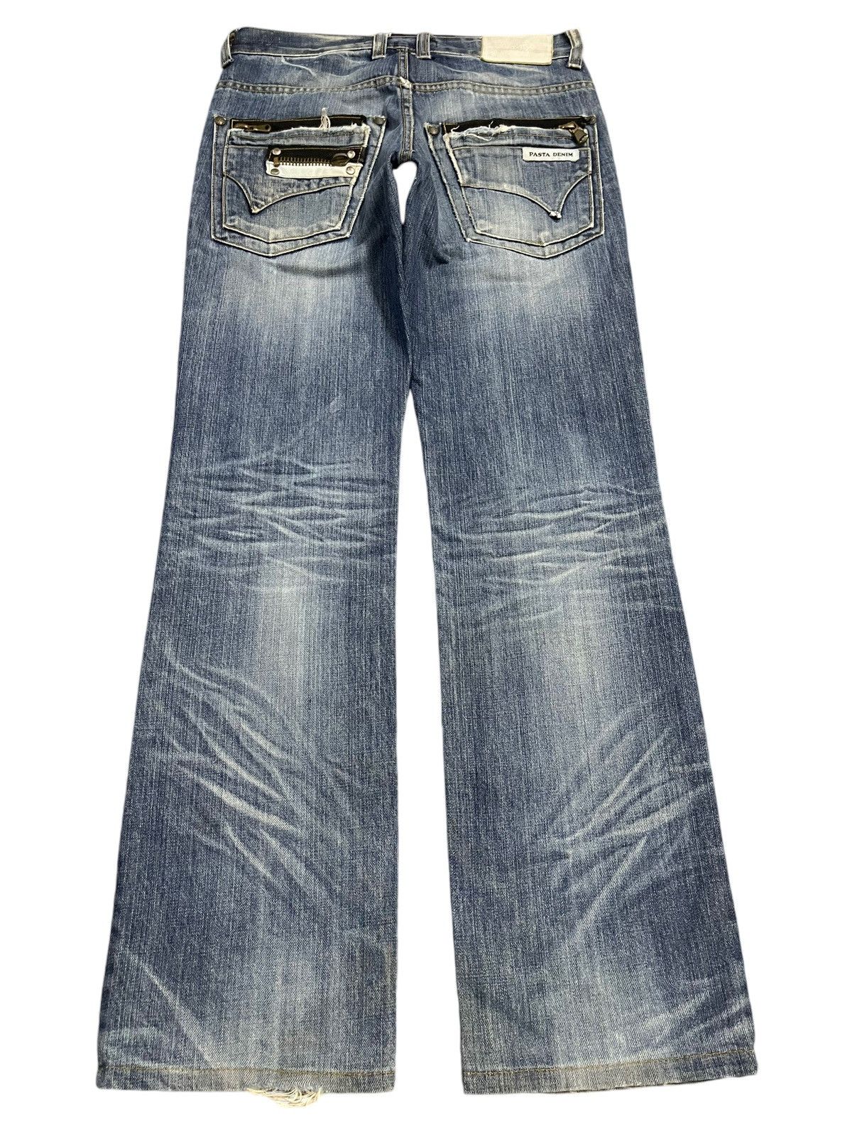 semanticdesign Vintage Japanese Brand Blue Wash Distressed Loose Jeans Size US 30 / EU 46 - 2 Thumbnail