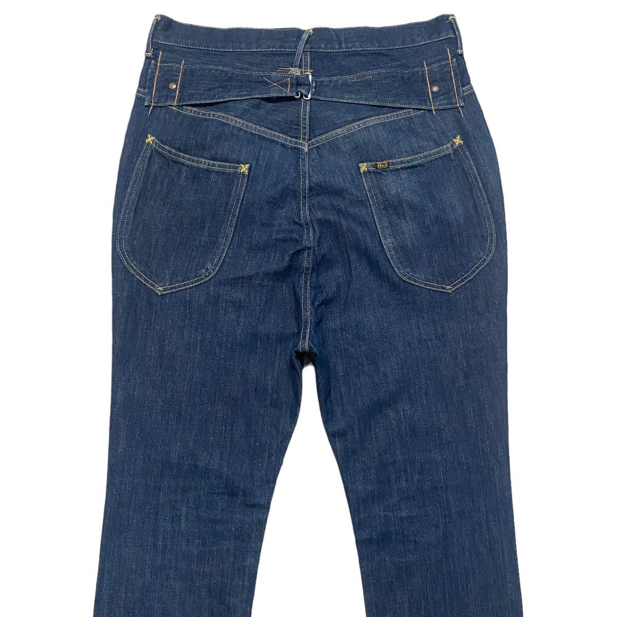 Kapital Kapital No.2 Denim Drop Crotch Jeans Buckle Back Size US 33 - 10 Thumbnail