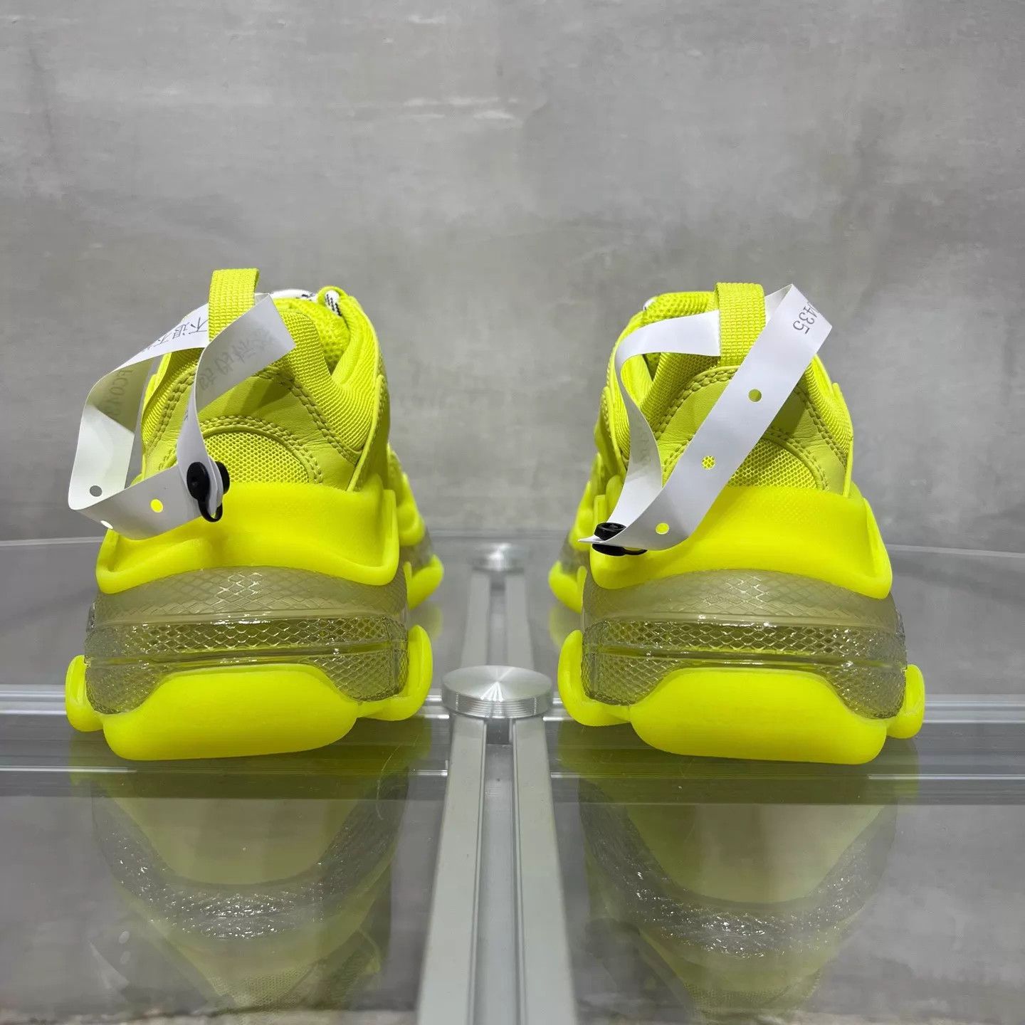 Balenciaga Balenciaga BLCG Triple S Fluorescent Yellow 36 New Boxed Size US 5.5 / IT 35.5 - 6 Thumbnail