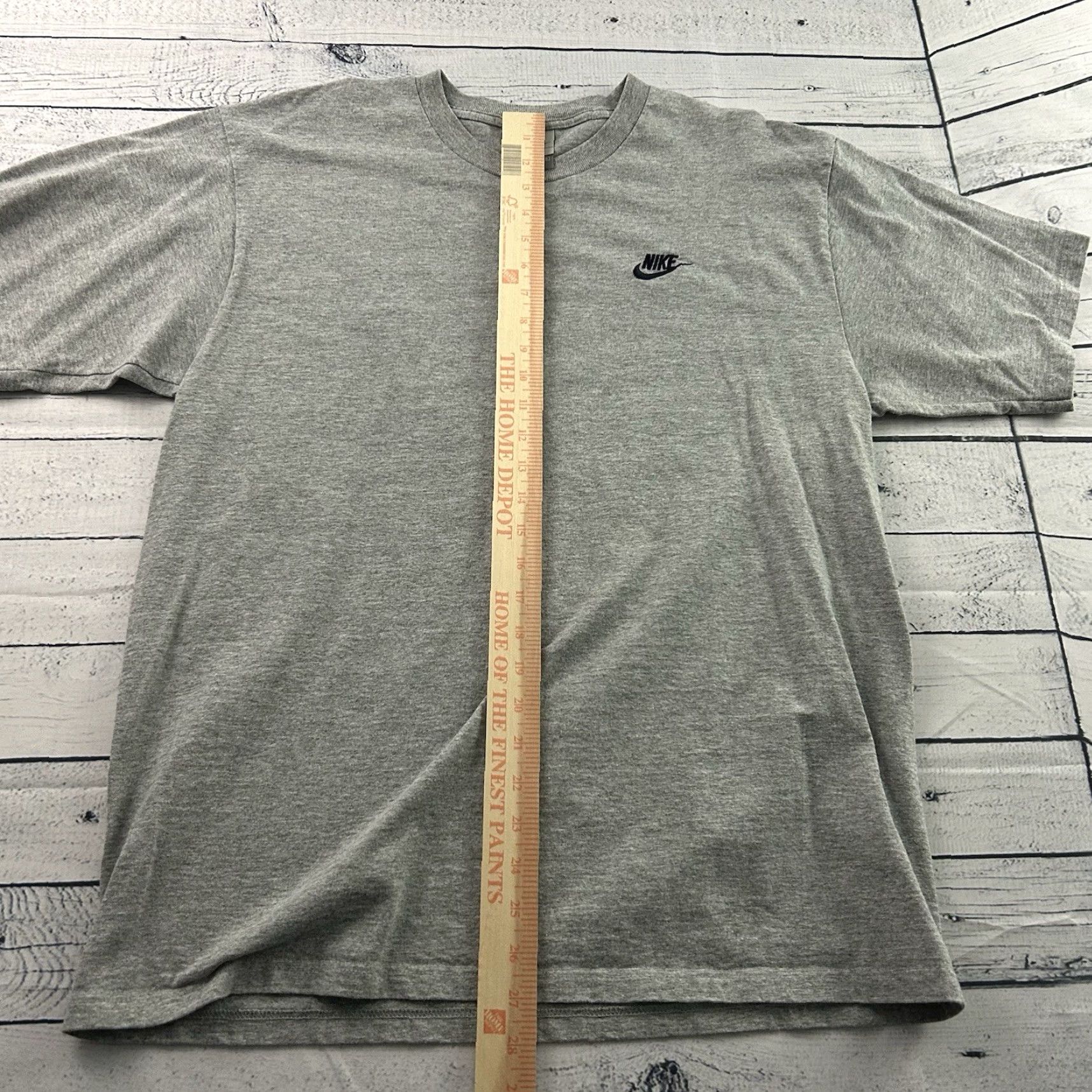 Nike VINTAGE Nike Short Sleeve T Shirt Mens L Gray Nike Air Logo 2000s All Seasons Size US L / EU 52-54 / 3 - 2 Thumbnail