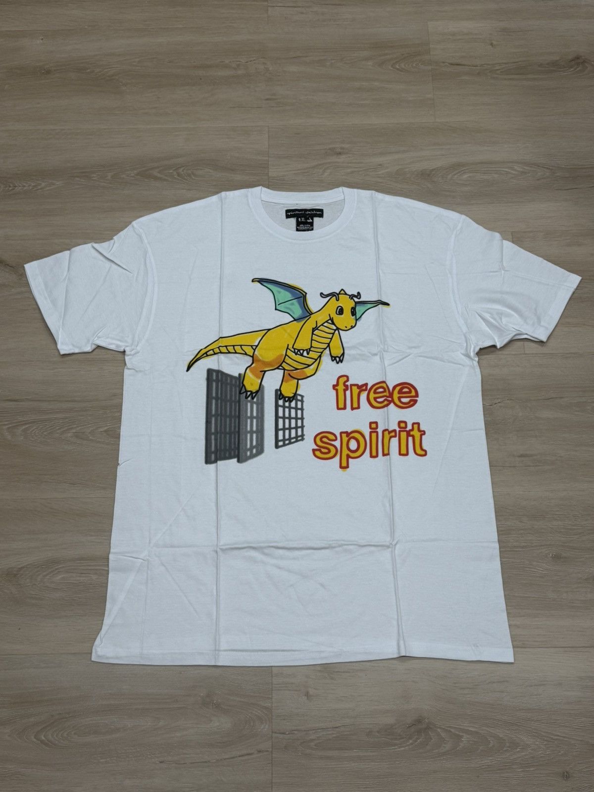 Siberia Hills Siberia Hills Free Spirit Dragonite Pokemon Tee Size US XL / EU 56 / 4 - 1 Thumbnail