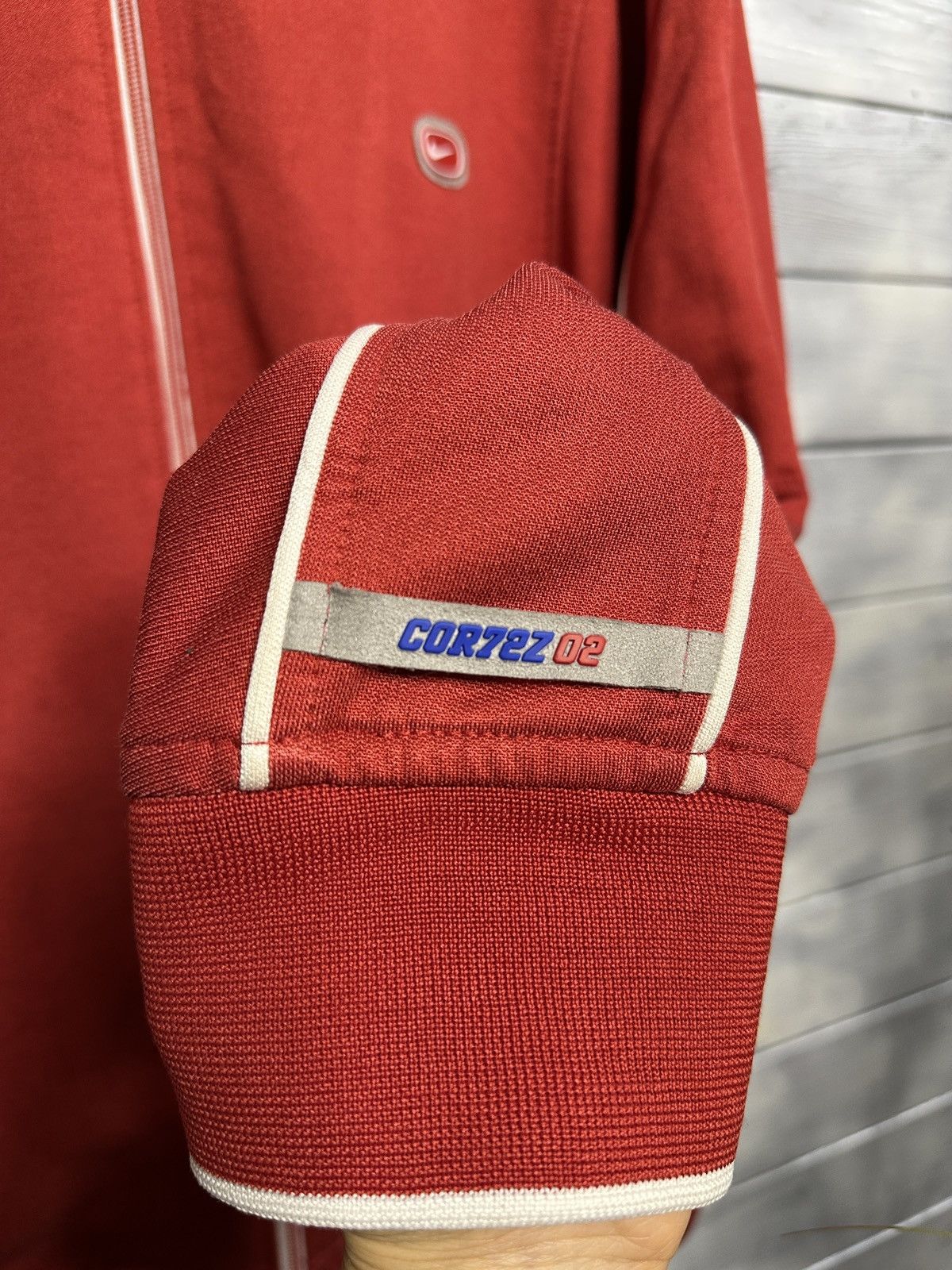 Vintage Rare Vintage Jacket Nike COR72Z 02 Small Swoosh Y2K Size US L / EU 52-54 / 3 - 3 Thumbnail
