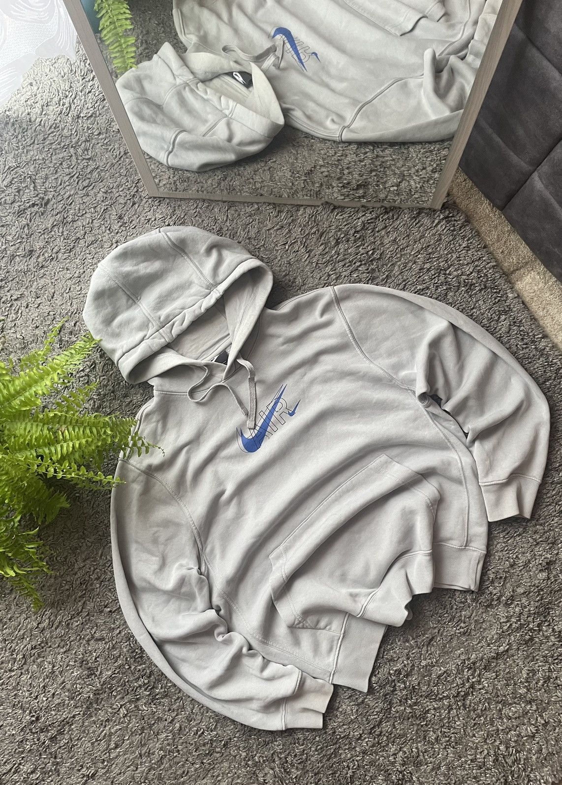 Nike × Vintage Nike Hoodie Streetwear Vintage Big Logo Swoosh Size US S / EU 44-46 / 1 - 10 Thumbnail