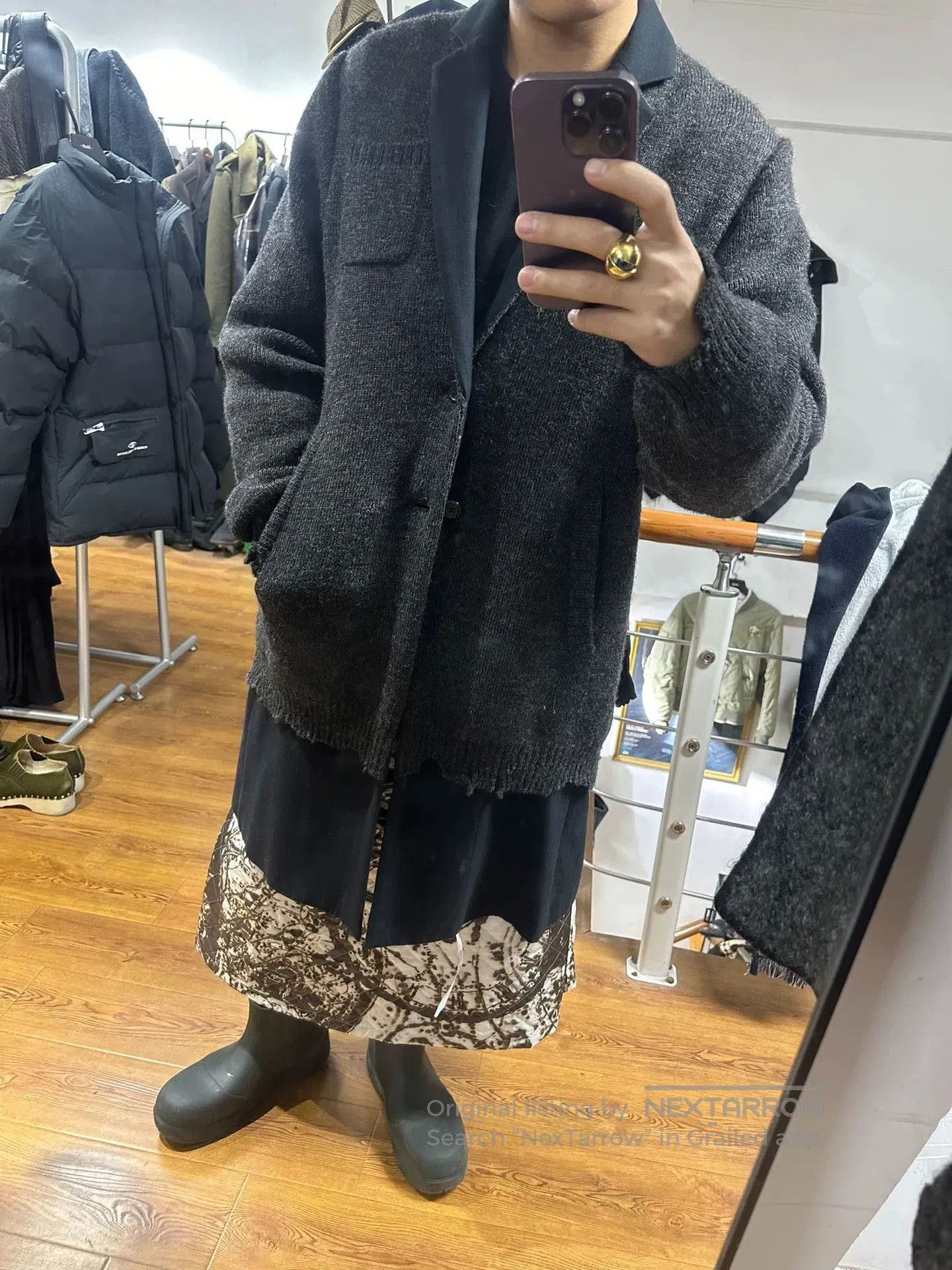 Comme des Garcons Homme Plus UNDERCOVER Wool Blend Coat. Size US M / EU 48-50 / 2 - 8 Thumbnail