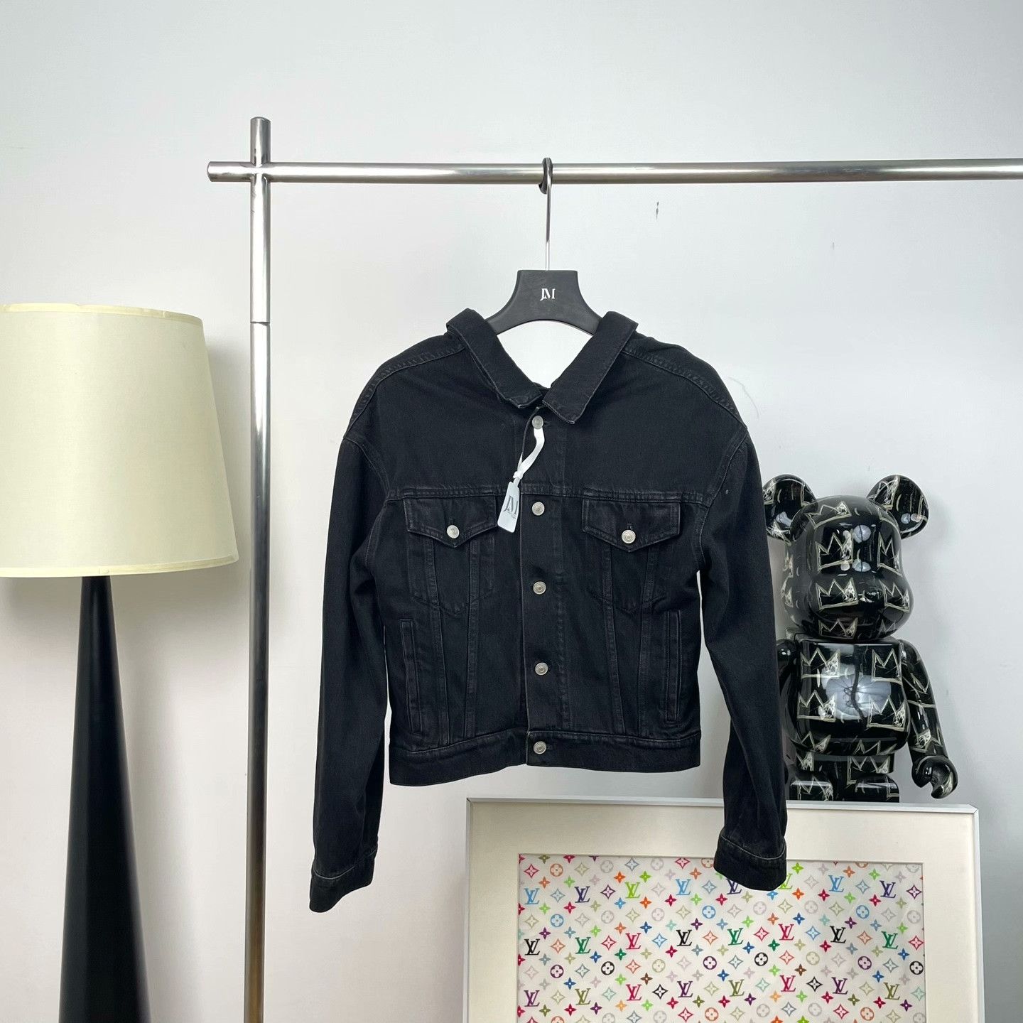 Balenciaga Balenciaga Denim Black Jacket it_36 Women Size XS / US 0-2 / IT 36-38 - 1 Thumbnail