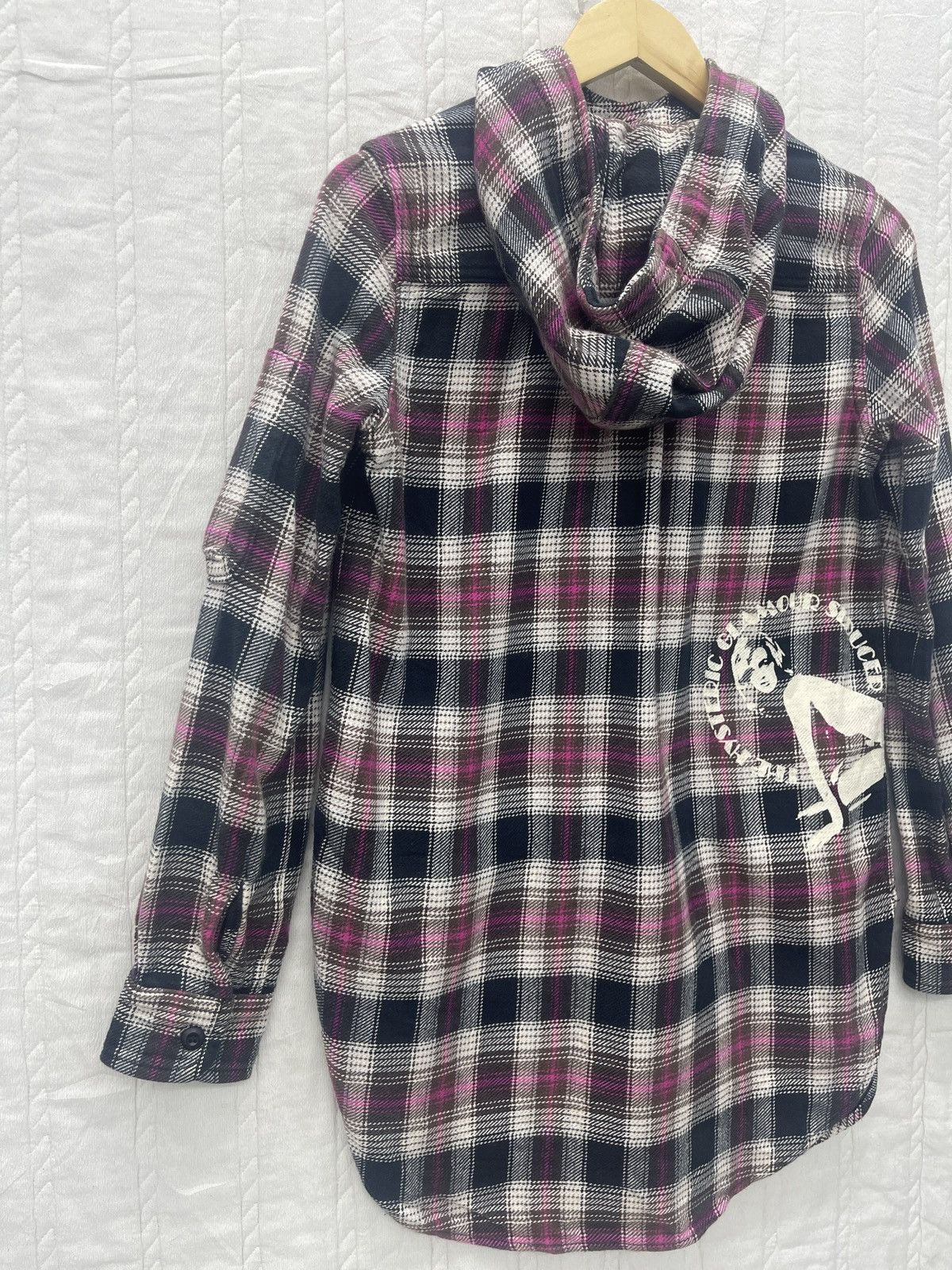 Hysteric Glamour × If Six Was Nine STEALS💥HYSTERIC GLAMOUR SEDUCED ASYMMETRICAL JACKET HOODIE Size US S / EU 44-46 / 1 - 2 Thumbnail