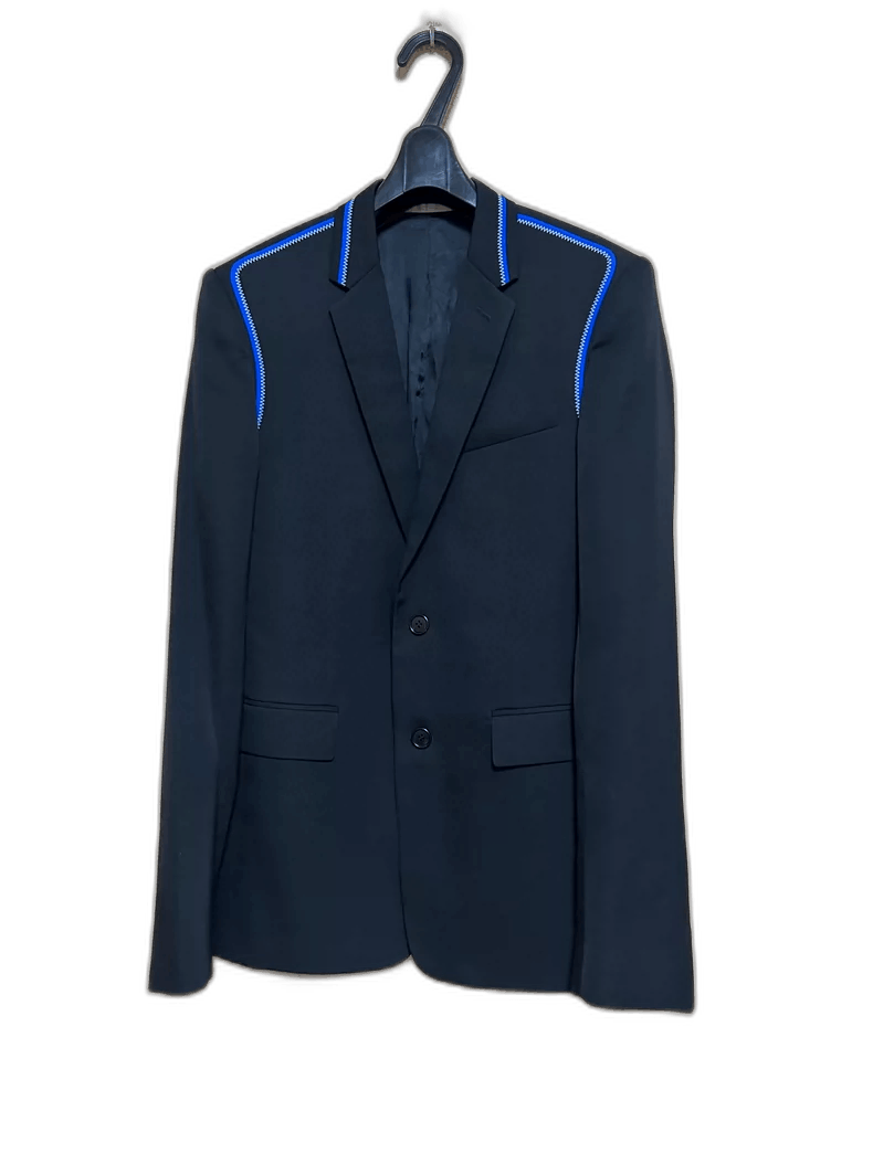 Dior Dior Electric Blue Wool Suit Jacket-2505 Size US M / EU 48-50 / 2 - 1 Thumbnail