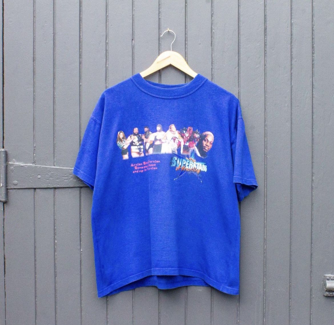 Other **RARE** 90's The Superstars of Wrestling ft. Dennis Rodman Size US L / EU 52-54 / 3 - 1 Thumbnail