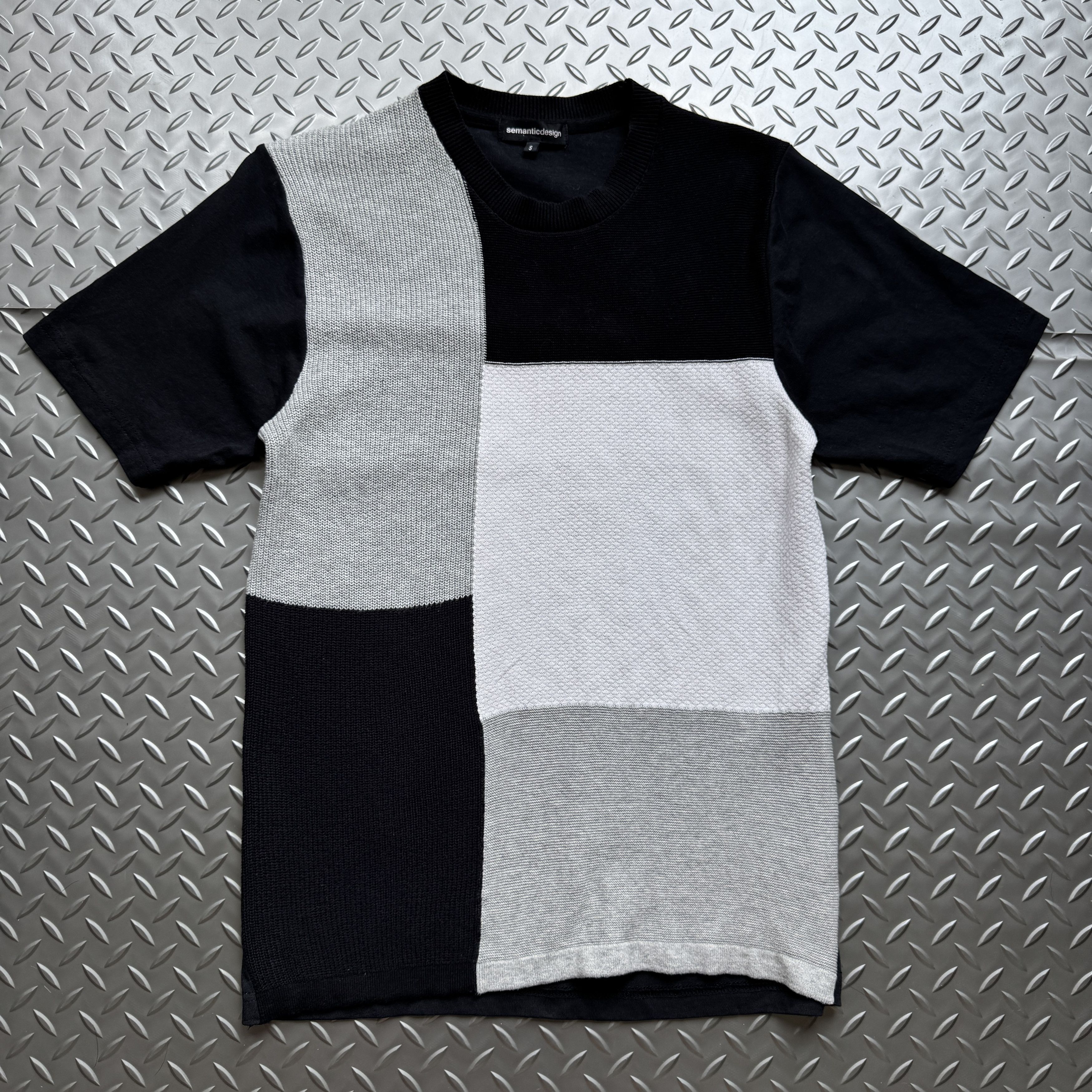 semanticdesign Semanticdesign Knit Panel T-Shirt Size US S / EU 44-46 / 1 - 1 Thumbnail