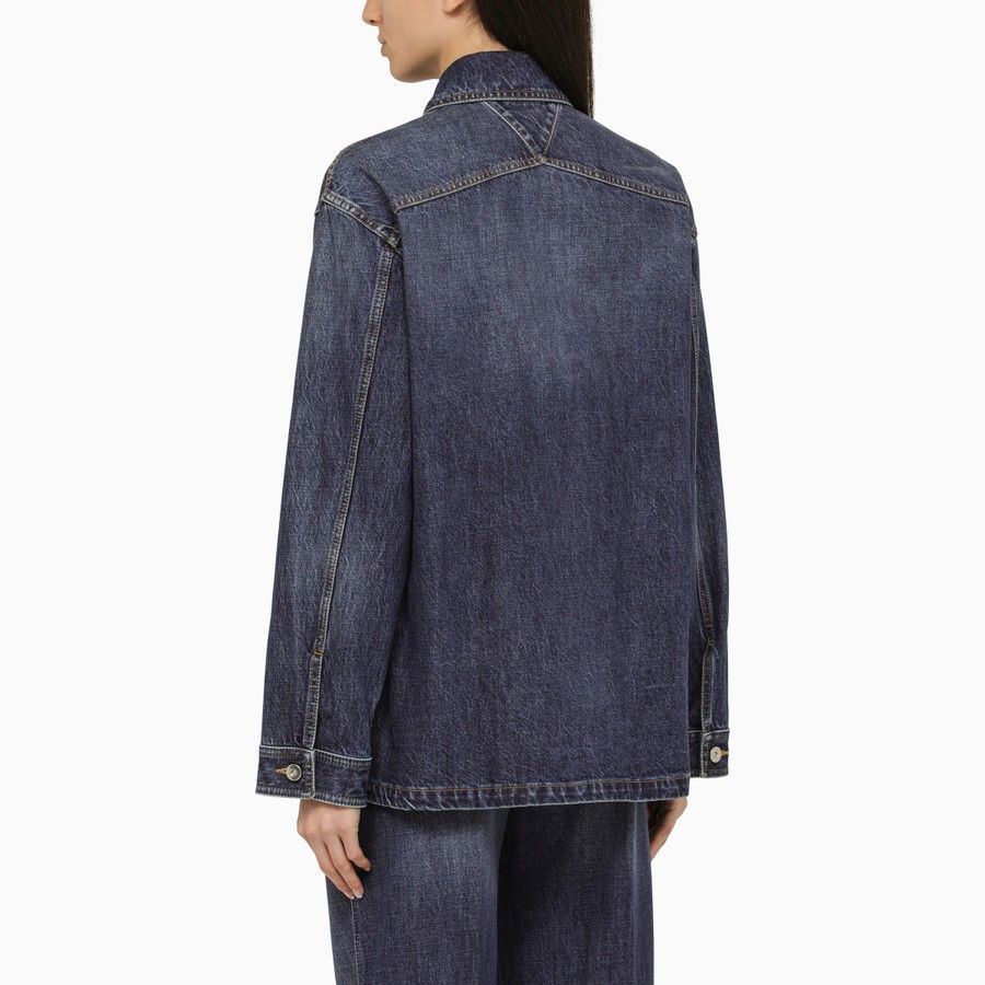 Bottega Veneta o1d2blof0824 Denim Jackets in Blue Size XS / US 0-2 / IT 36-38 - 3 Thumbnail