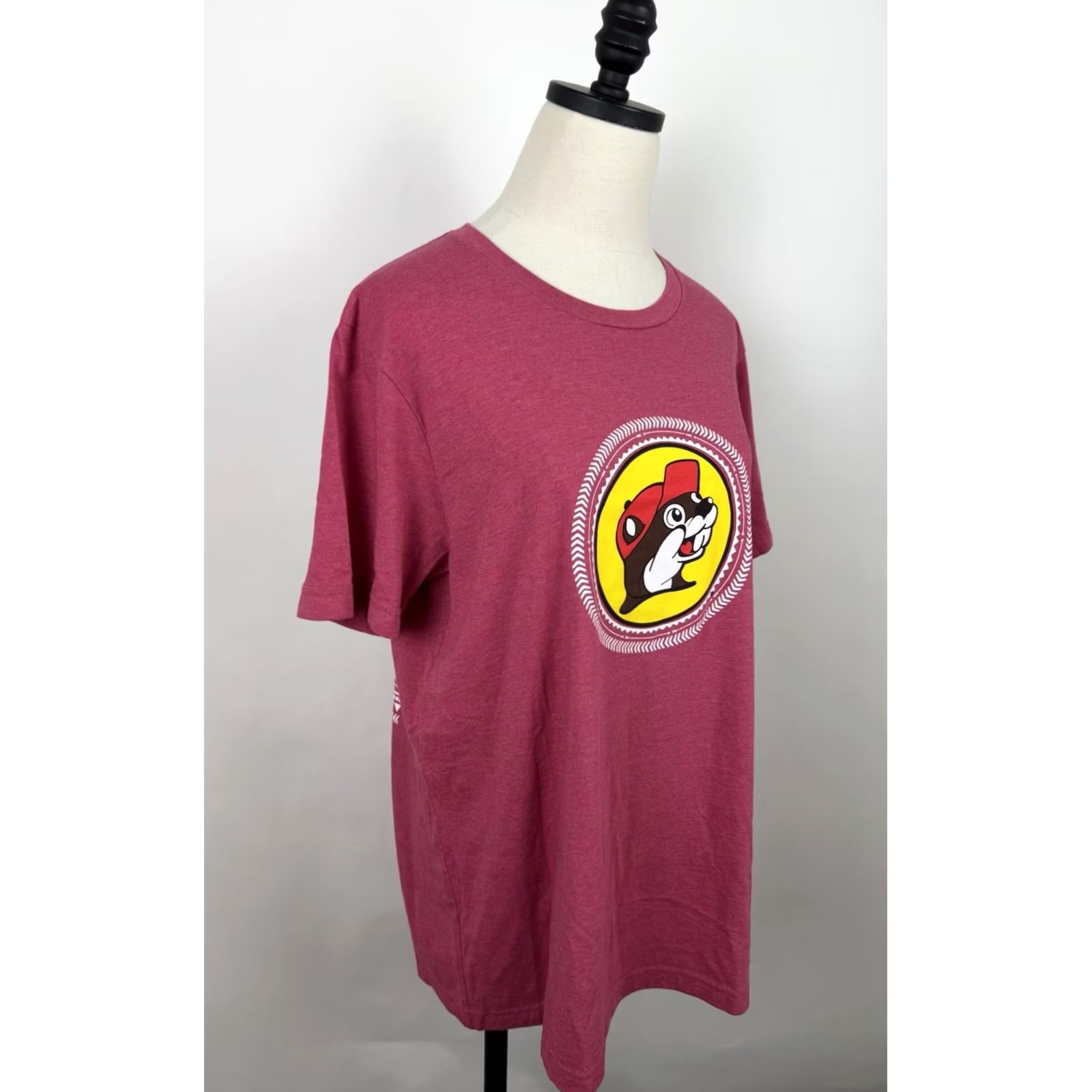 Vintage Bucees Shirt Unisex Large Rose Pink Bucees T-shirt Texas Souvenir Beaver Arrow Size L / US 10 / IT 46 - 7 Thumbnail