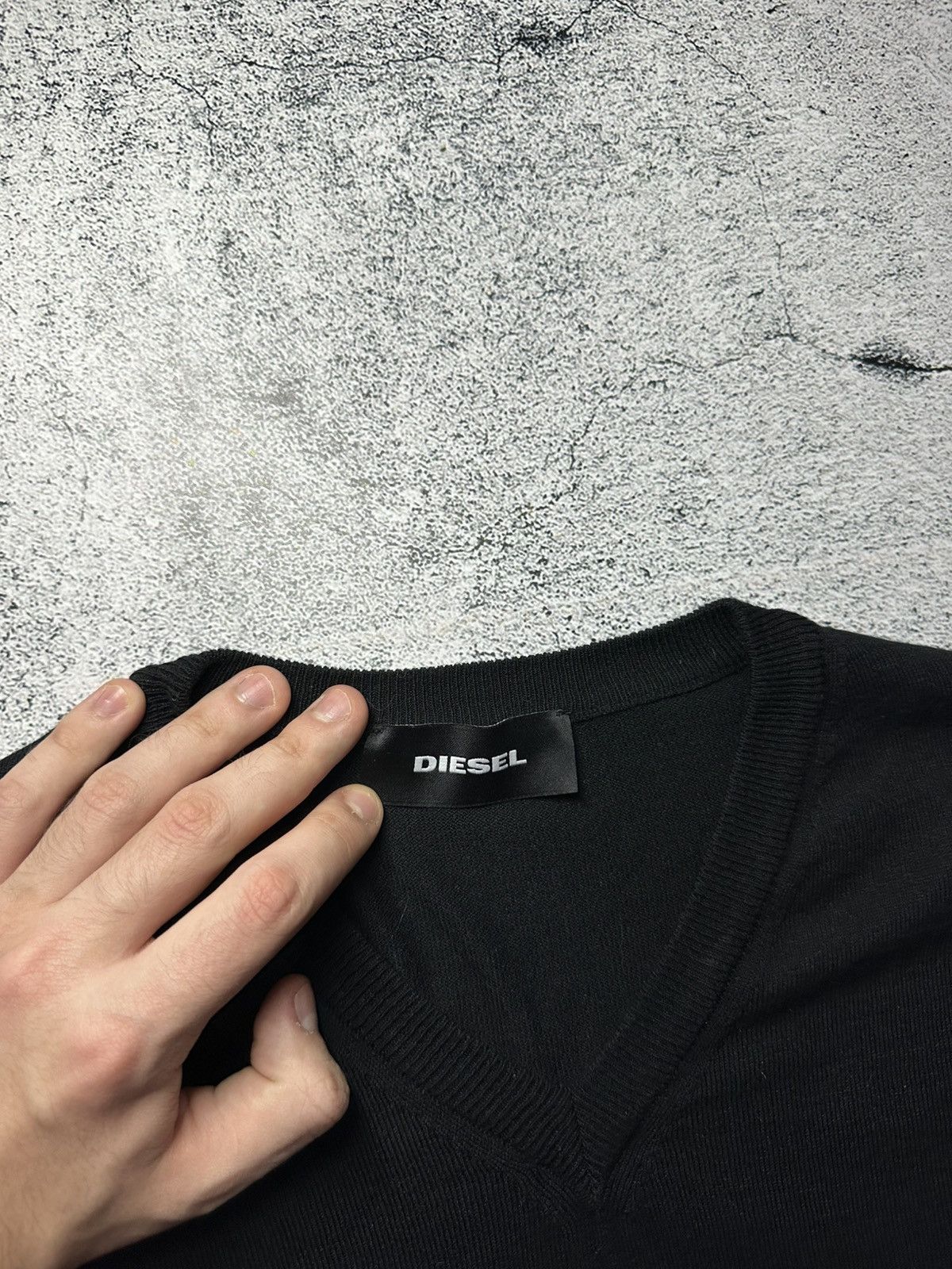 Diesel 🇮🇹Vintage Made in Italy Diesel Sweater Metal Logo Size US M / EU 48-50 / 2 - 6 Thumbnail