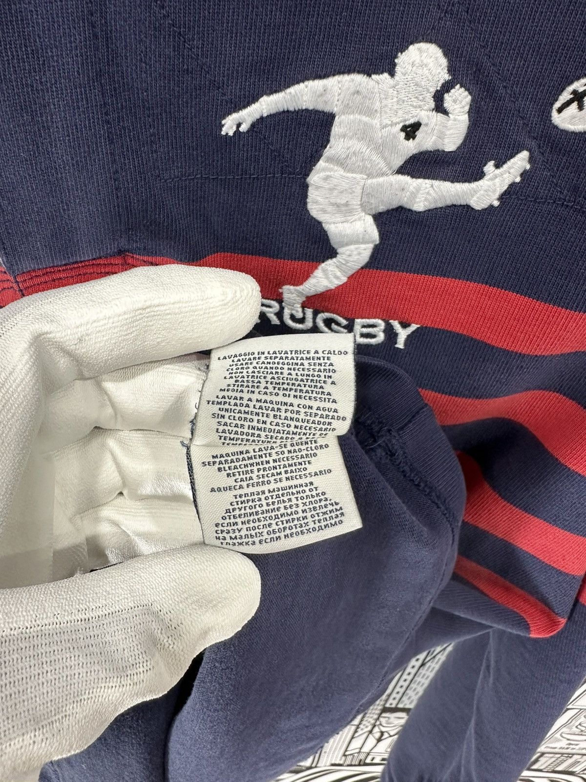 Rugby Ralph Lauren Rugby Ralph Lauren Big Kicker USA Rugby Hoodie Navy L Size US L / EU 52-54 / 3 - 8 Thumbnail