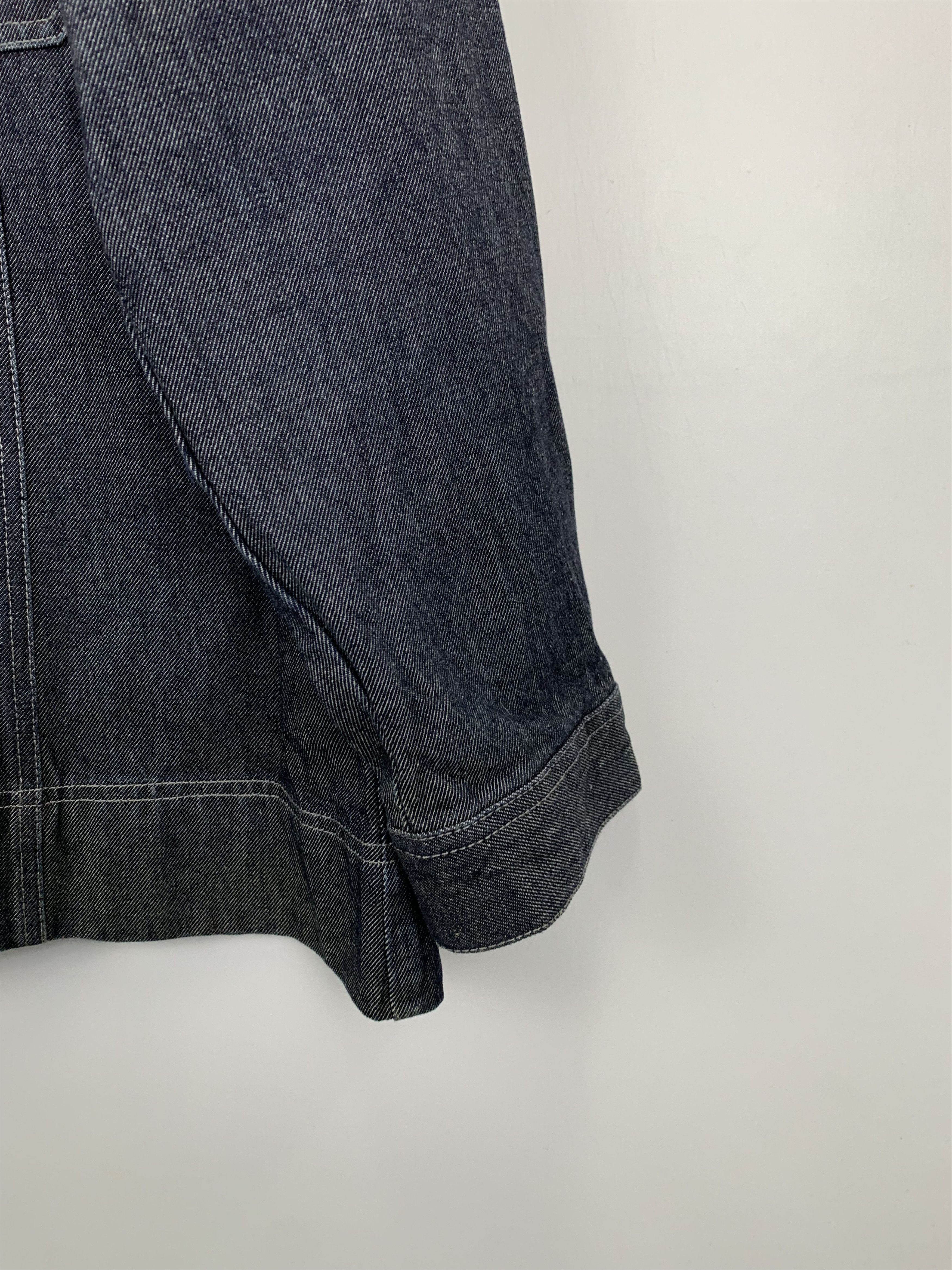 Japanese Brand Vintage Japanese Brand Denim Sherpa Jacket J0837 Size US L / EU 52-54 / 3 - 5 Thumbnail