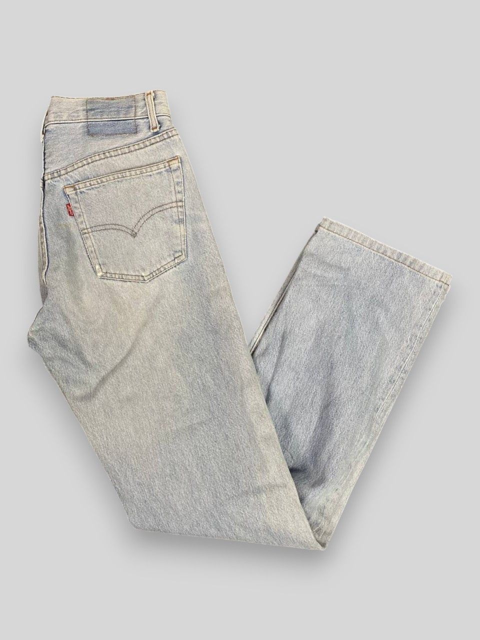 Levi's vintage 80s levis 501 lightwash denim nice design Size US 29 - 1 Thumbnail
