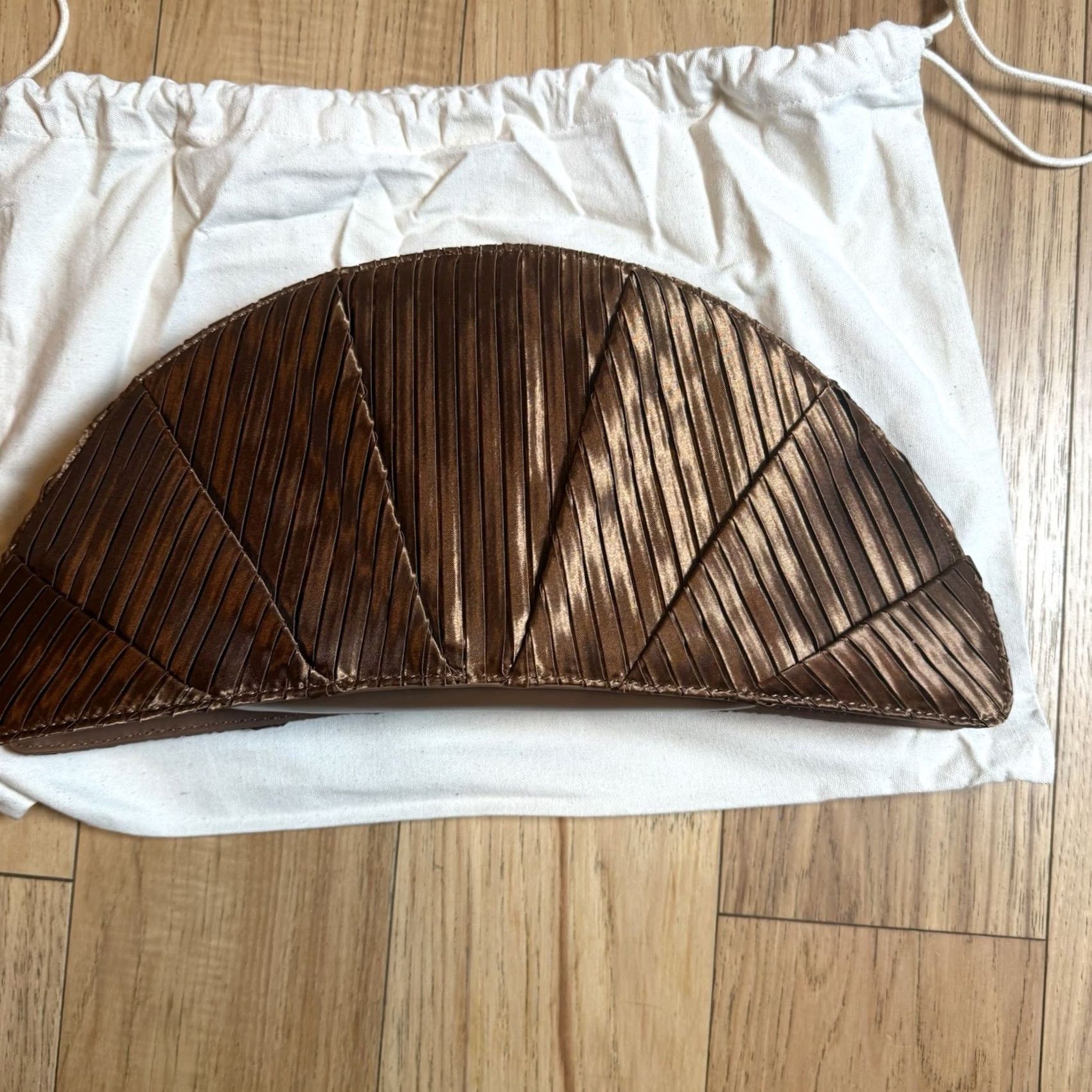 Panerai Panera Clutch Handbag Wallet Faux Leather Brown Women Purse The Croissant Thermal New In Bag Clutch Women's Bag Brown Panera Size ONE SIZE - 6 Thumbnail