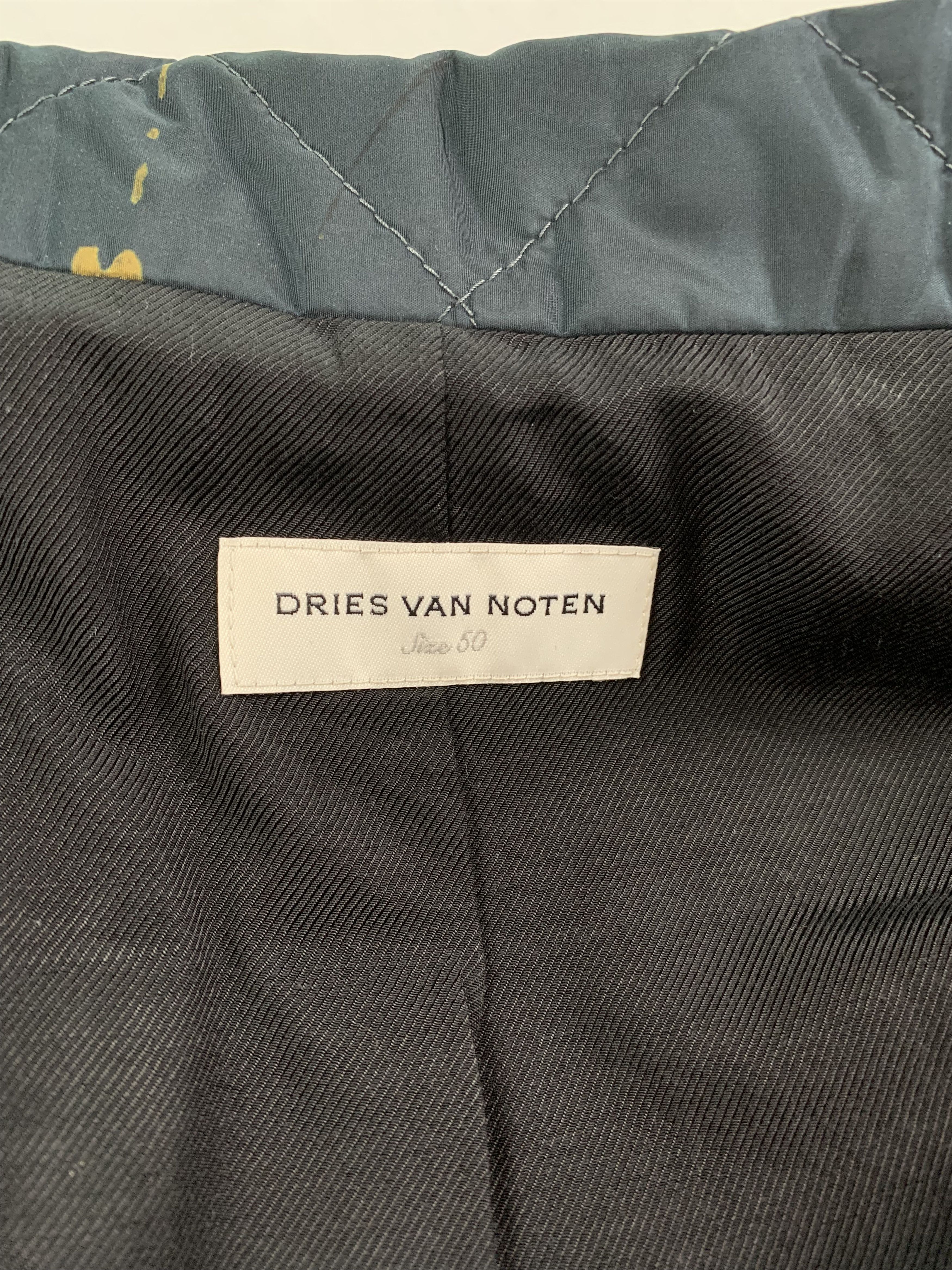 Dries Van Noten Dries Van Noten Marbled Green Light Puffa Jacket Size US L / EU 52-54 / 3 - 10 Thumbnail