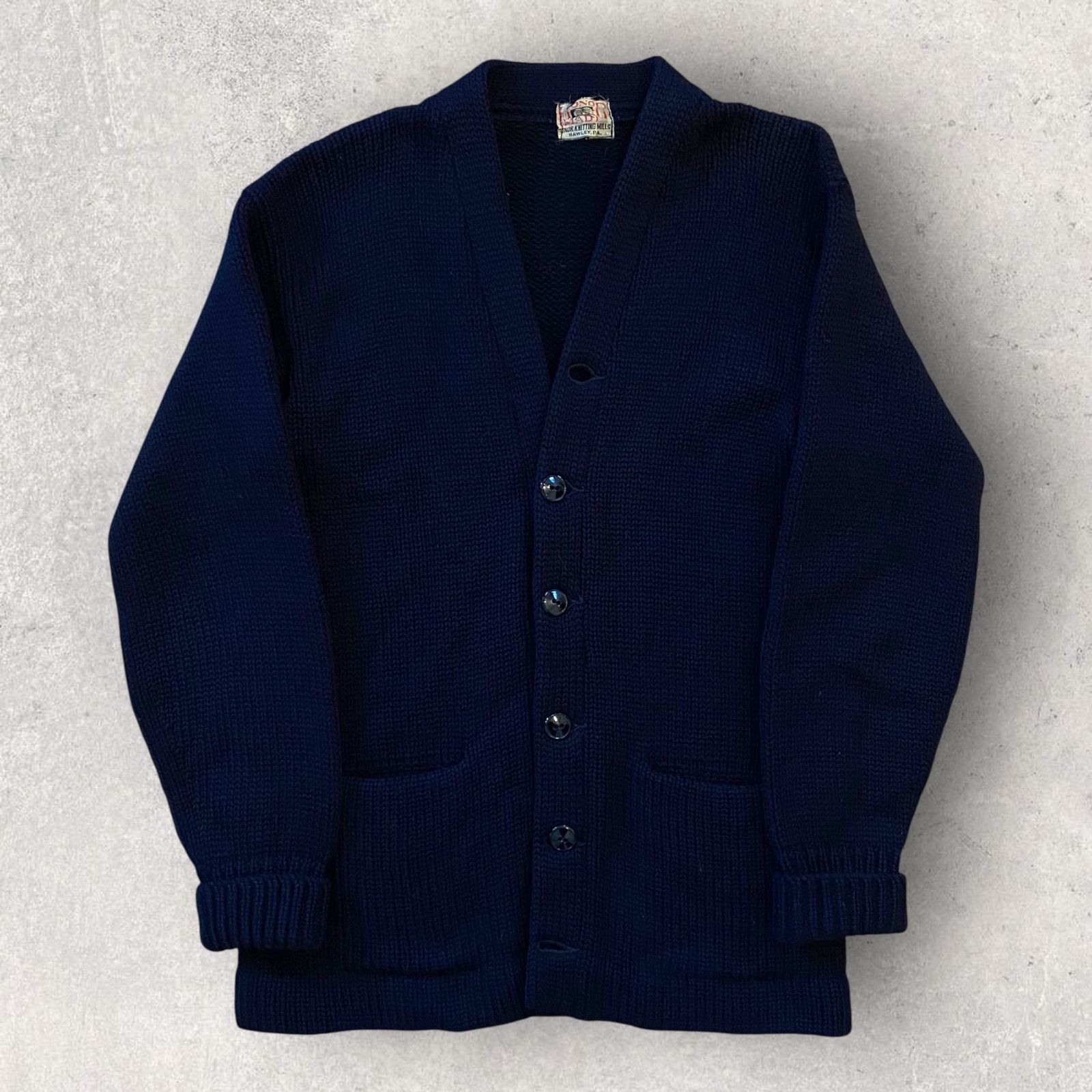 Vintage True Vintage 1950s Honor Knitting Mills Wool Cardigan Size US M / EU 48-50 / 2 - 1 Thumbnail