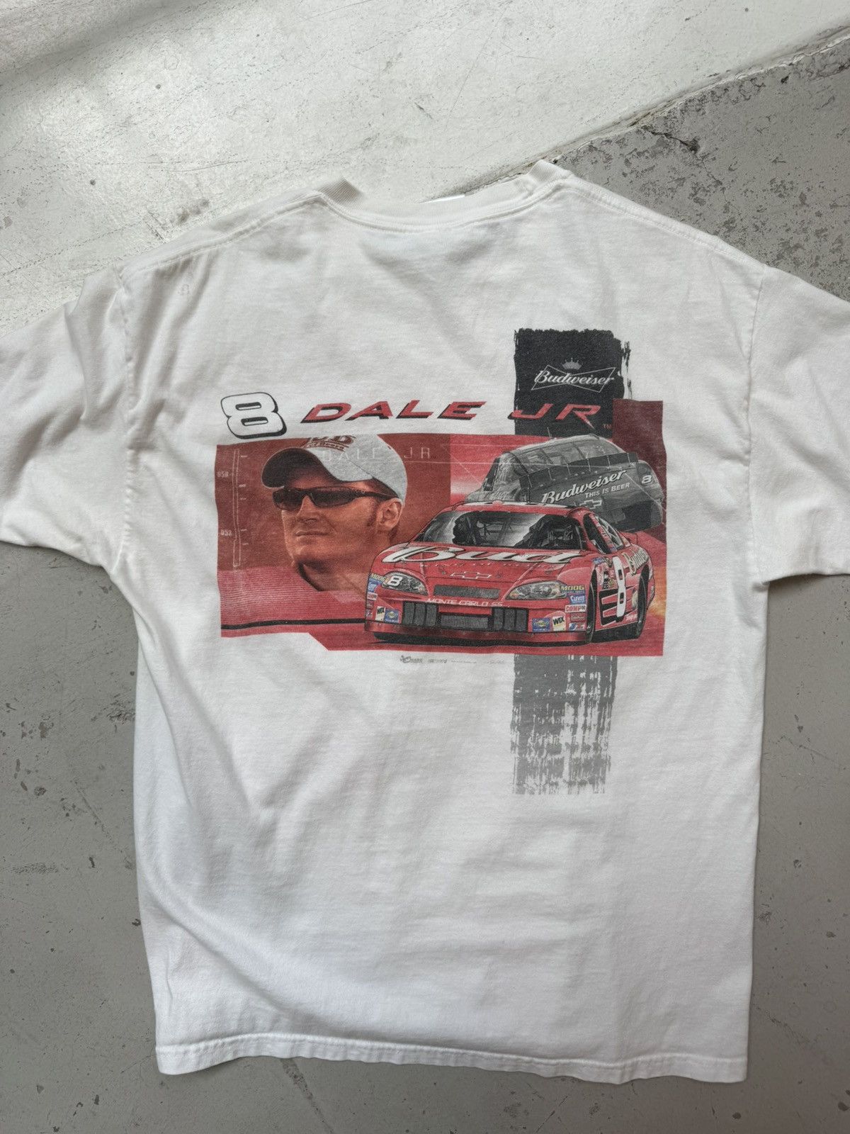 NASCAR Vintage Dale Earnhardt Jr #8 Budweiser NASCAR Size US L / EU 52-54 / 3 - 4 Thumbnail