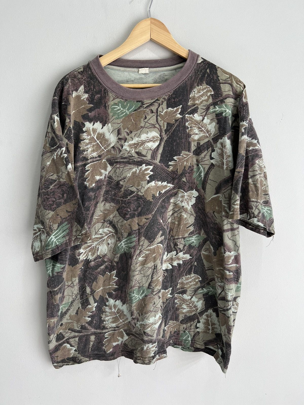 Vintage Vintage Camo Real Tree tee shirt mossy oak Size US XL / EU 56 / 4 - 1 Thumbnail
