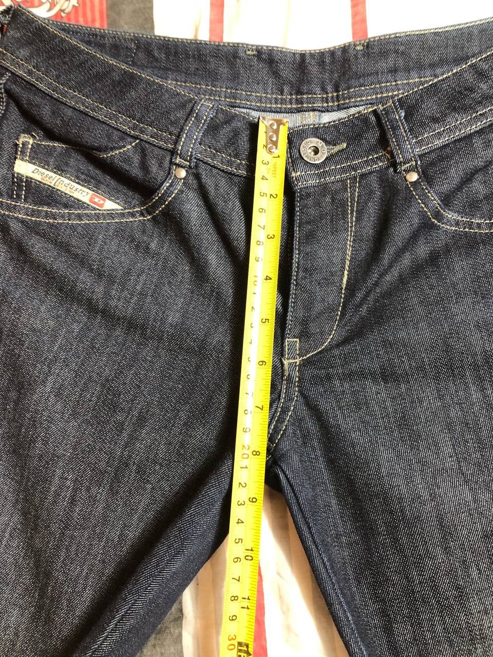 Diesel × Vintage Vintage Y2K Diesel Washed Distressed Denim Jeans Slim Size US 30 / EU 46 - 11 Thumbnail