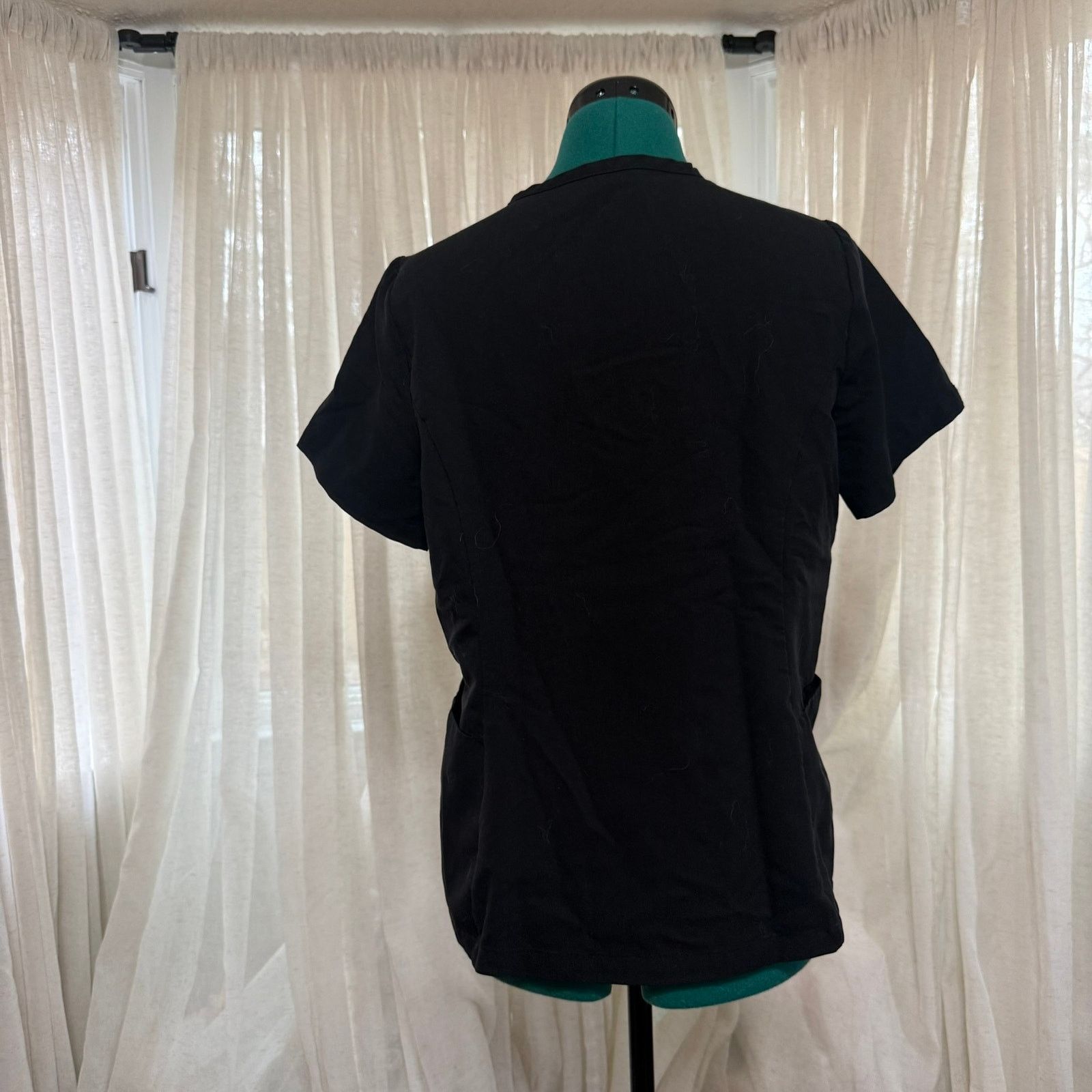 Other Jaanuu Black Scrub Top | Sz S Size US S / EU 44-46 / 1 - 5 Thumbnail