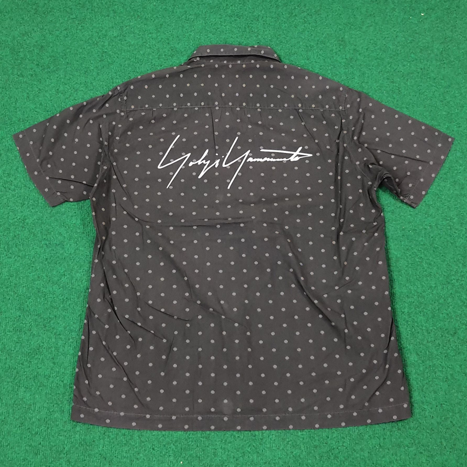 Designer × Vintage × Yohji Yamamoto Vintage A.A.R Yohji Custom Logo Button Up Shirt C219N27 Size US M / EU 48-50 / 2 - 1 Thumbnail