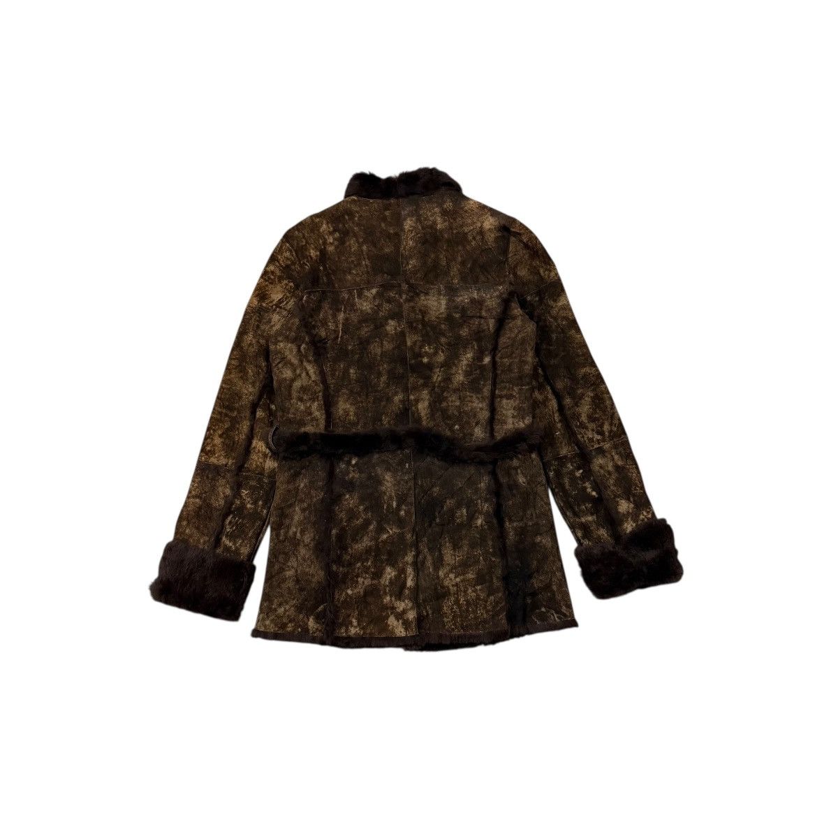 If Six Was Nine Vintage The Ballroom Rabbit Fur Hybrid Pigskin Leather Jaket Size S / US 4 / IT 40 - 8 Thumbnail