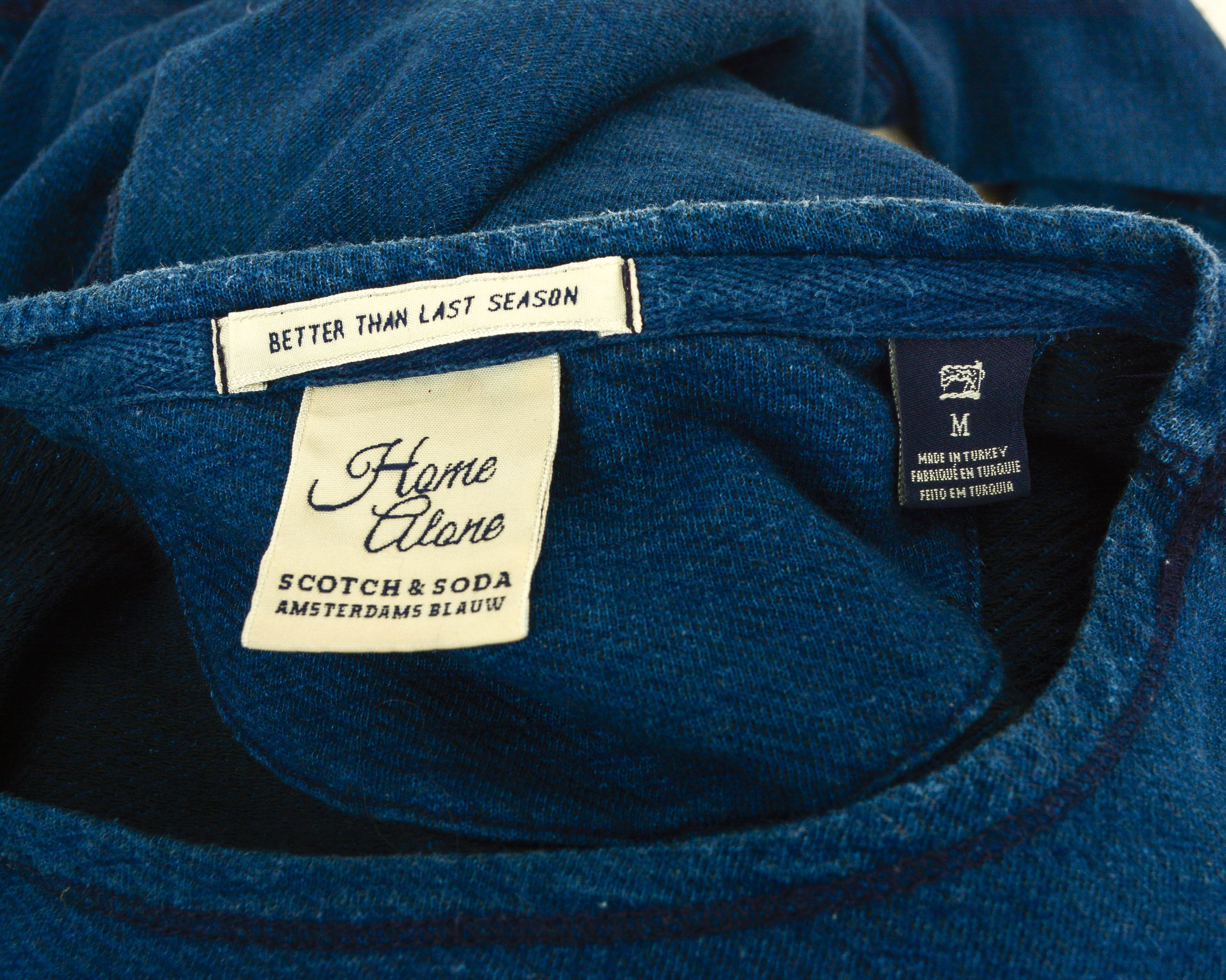 Scotch & Soda Home Alone M Men Jumper Pullover Sweater Blue Sweatshirt Size US M / EU 48-50 / 2 - 5 Thumbnail