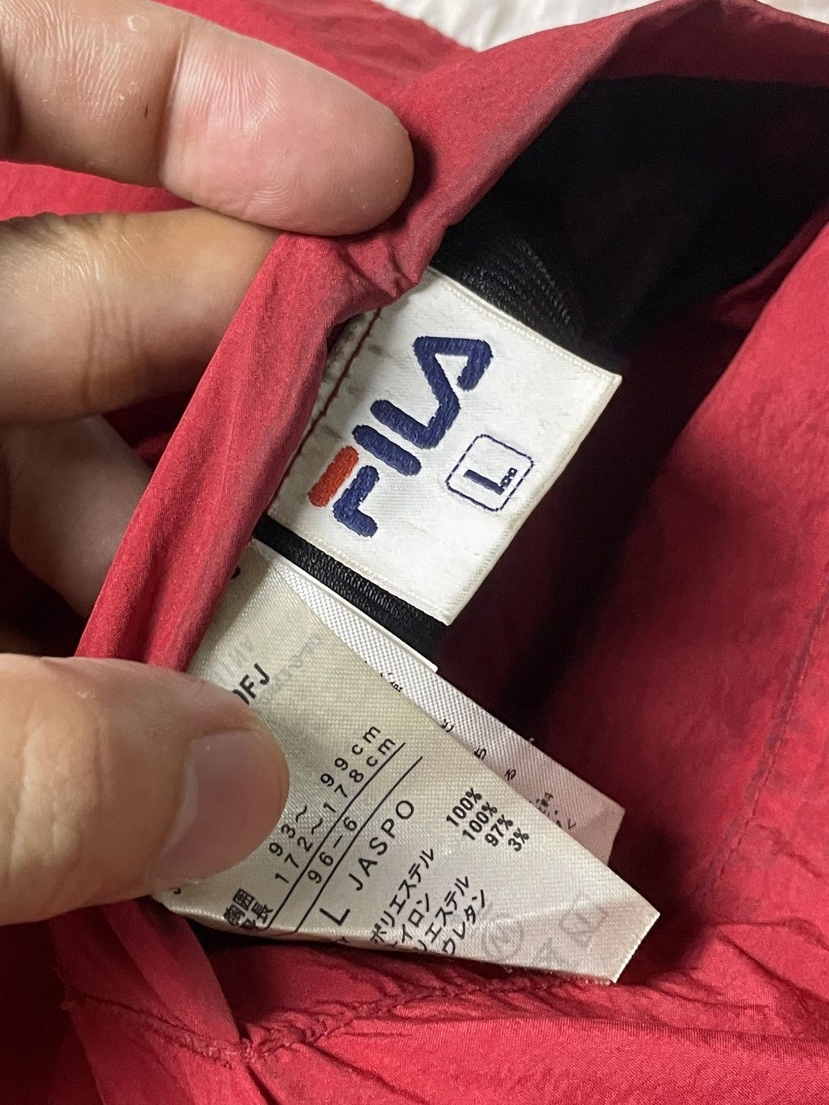 Fila × Japanese Brand × Vintage Vintage FILA Colourblock Windbreaker (134) Size US L / EU 52-54 / 3 - 9 Thumbnail