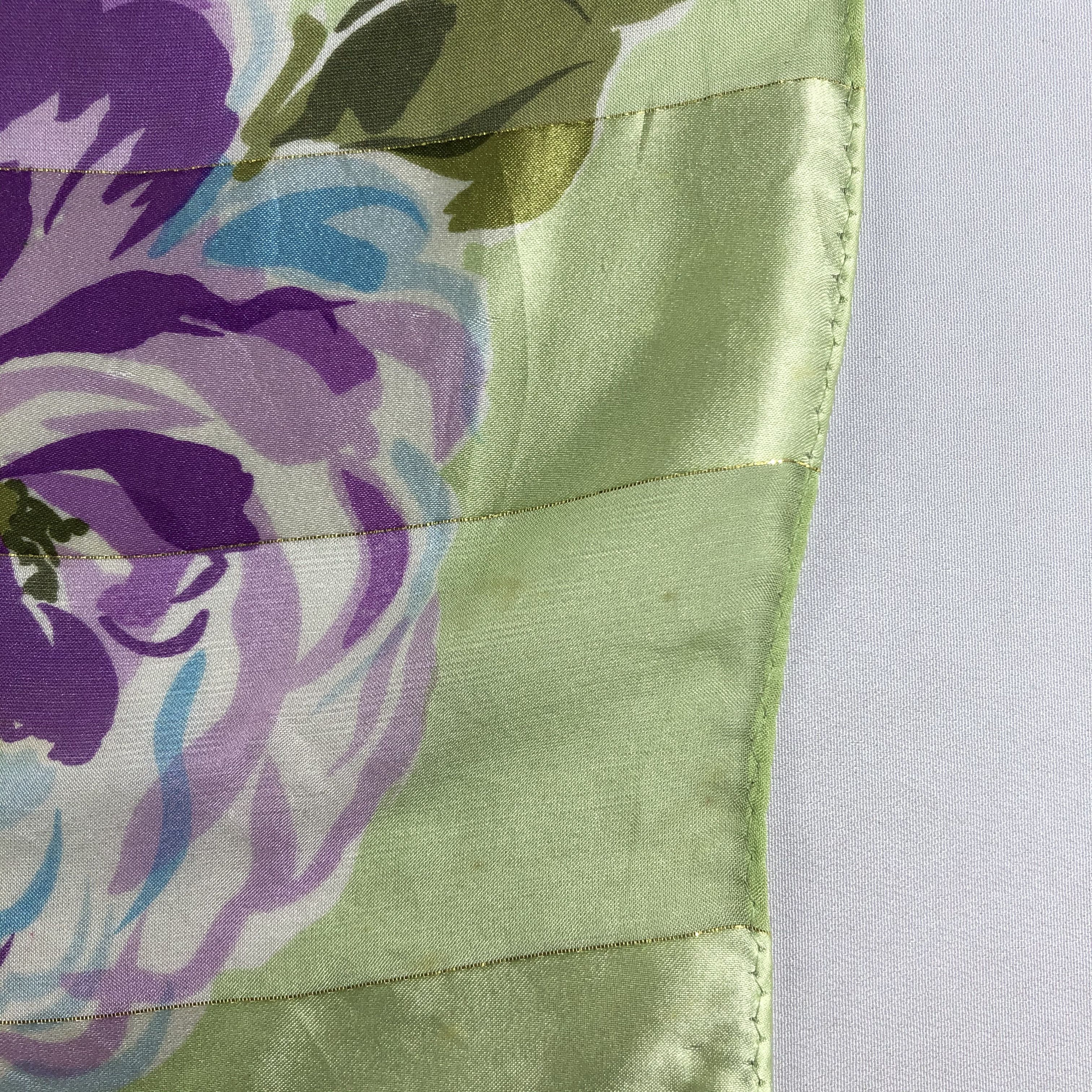 Vintage Vintage Roland Munnier Silk Scarf Size ONE SIZE - 8 Thumbnail