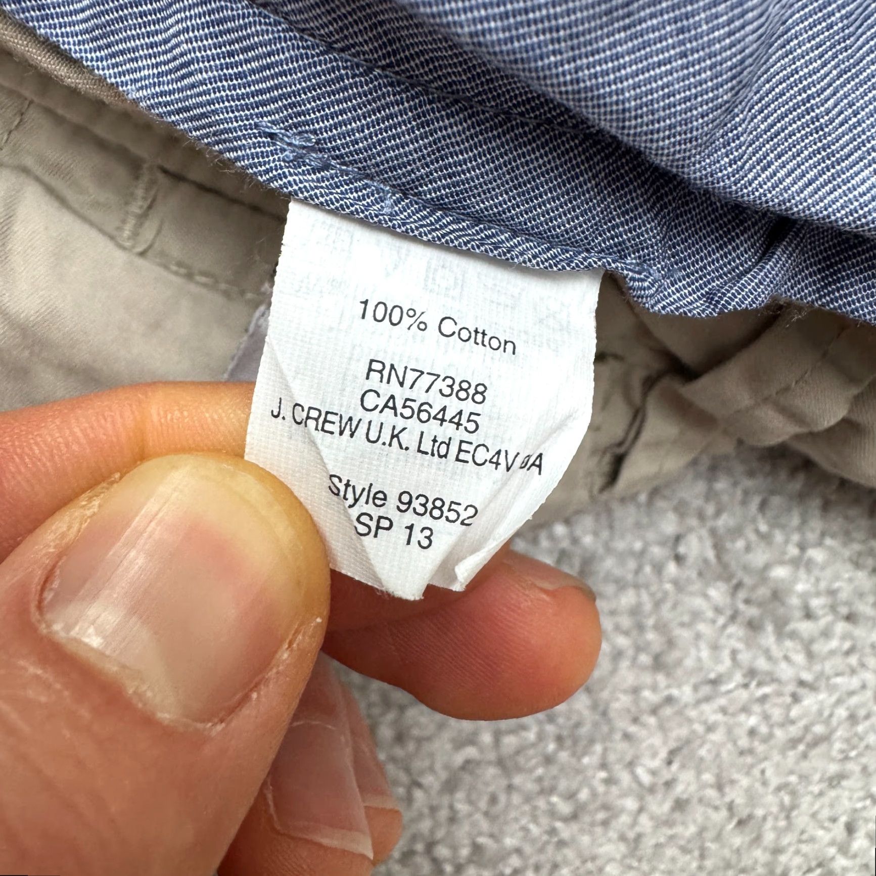 J.Crew J.Crew Mens Chino Shorts 36x11 Khaki Brown Cotton Flat Front Casual Classic Breathable Pockets Summer Season Mens Size US 36 / EU 52 - 7 Thumbnail