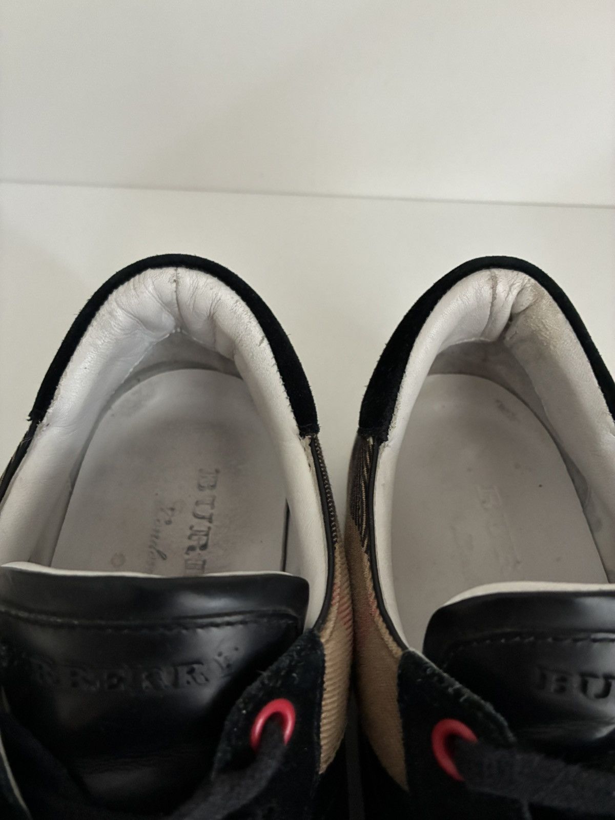 Burberry Burberry low trainers luxury sneakers leather House Check Size US 10 / EU 43 - 10 Thumbnail