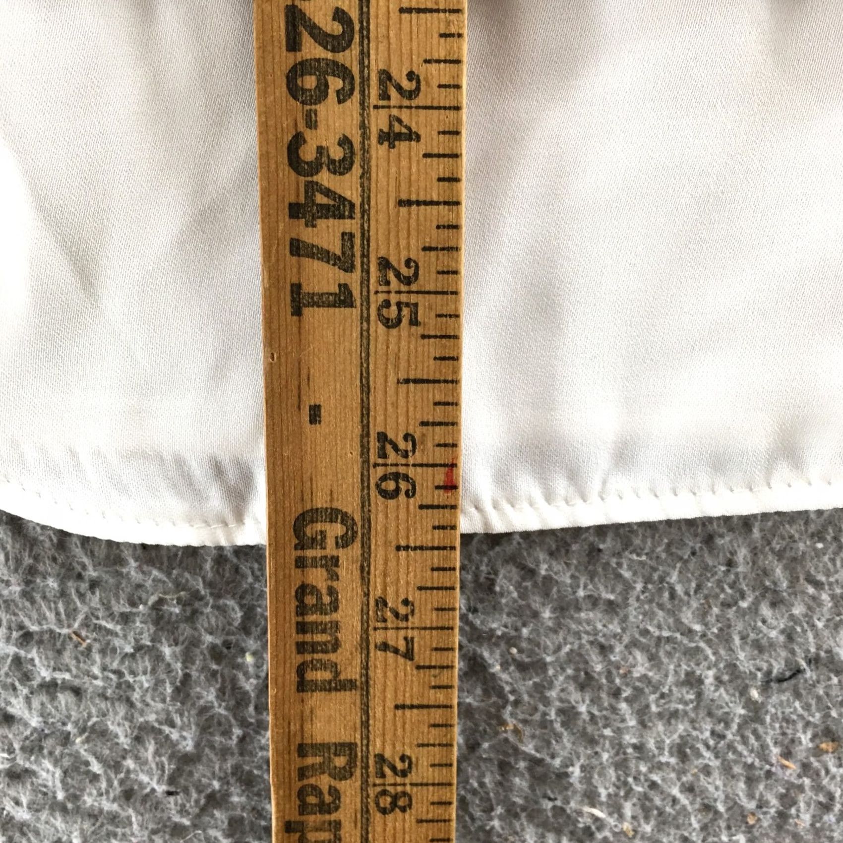Calvin Klein Calvin Klein Top Womens XL Gray Marled Long Sleeve Chiffon Hem Blouse Size XL / US 12-14 / IT 48-50 - 6 Thumbnail