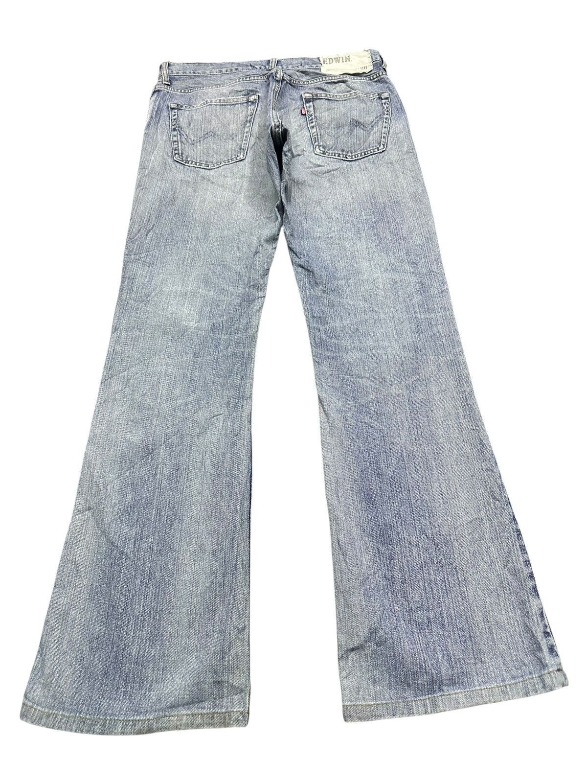 Edwin Vintage Edwin XV Distressed Wideleg Style and Faded Wash Size US 32 / EU 48 - 2 Thumbnail