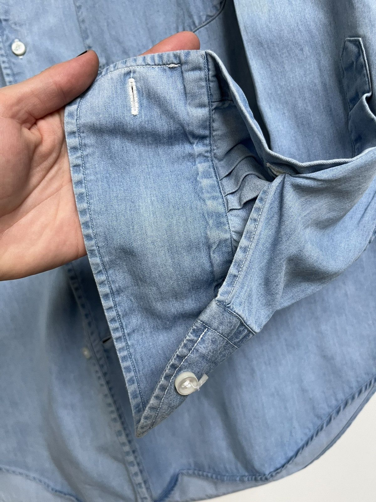 Loro Piana Casual Denim Shirt Size US XS / EU 42 / 0 - 6 Thumbnail