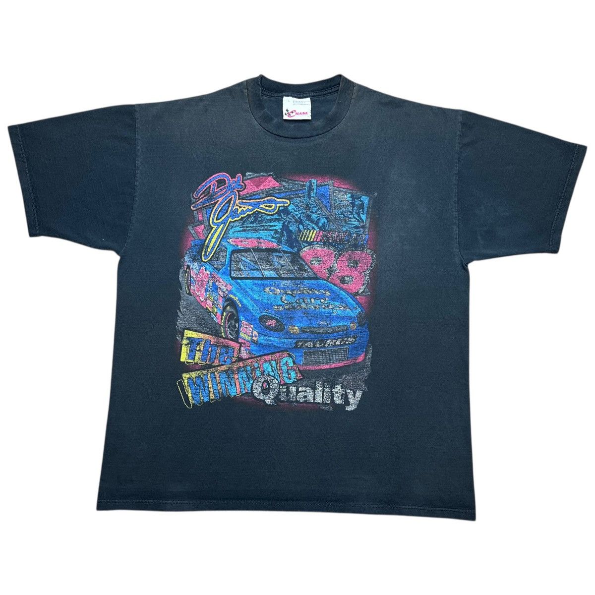 Chase Authentics × NASCAR × Vintage 1990s Nascar Dale Jarrett 88 The Winning Quality Graphic Tee Size US L / EU 52-54 / 3 - 1 Thumbnail